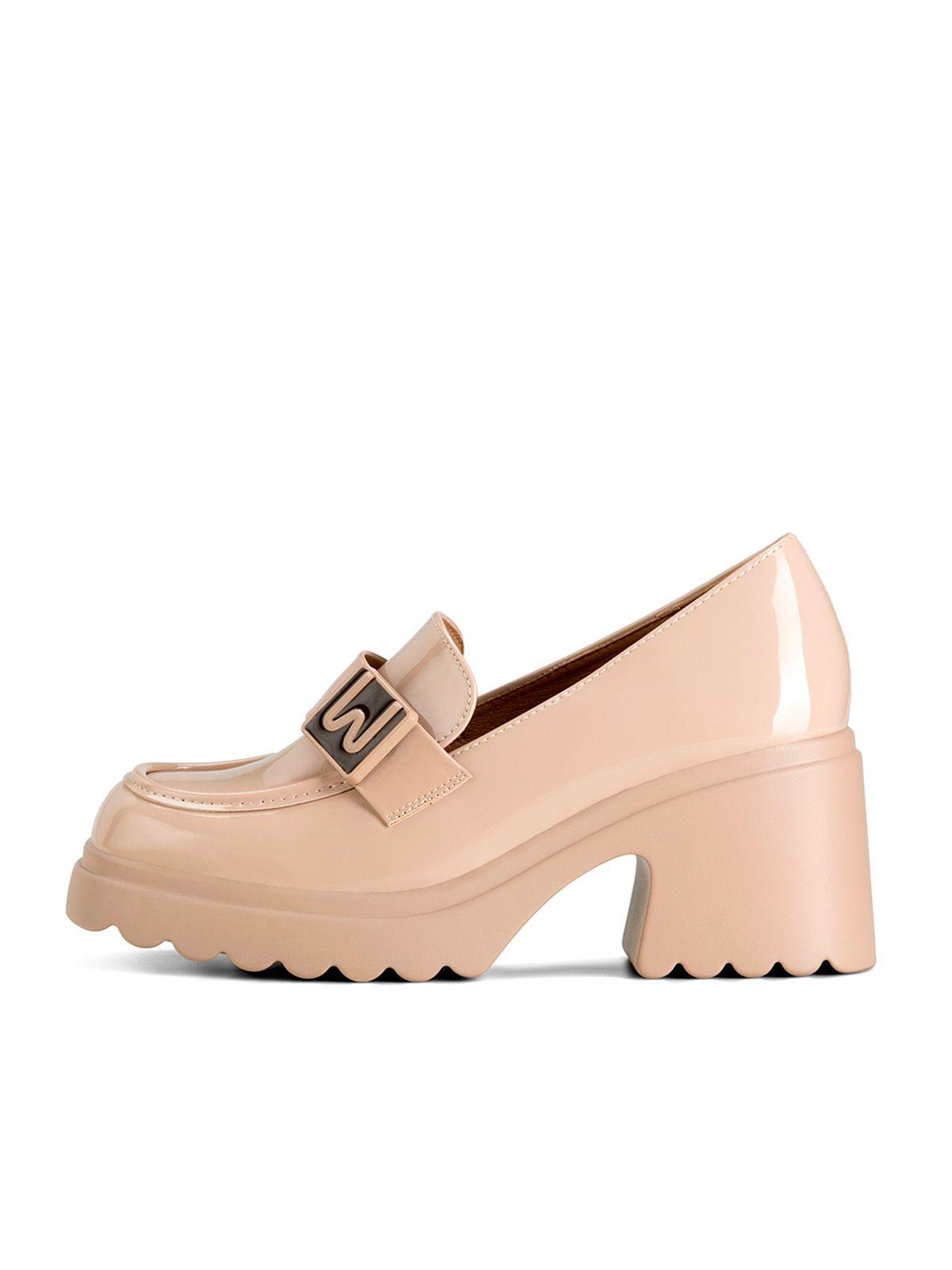 Mocasín Plataforma Caqui Casual JN25 Weide-1