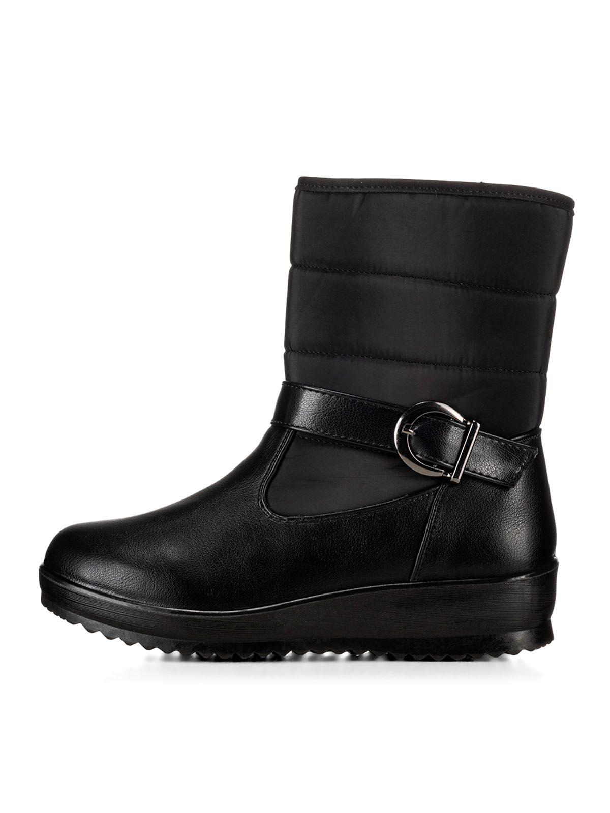 Botin Negro Casual Mujer Weide TFA190-3