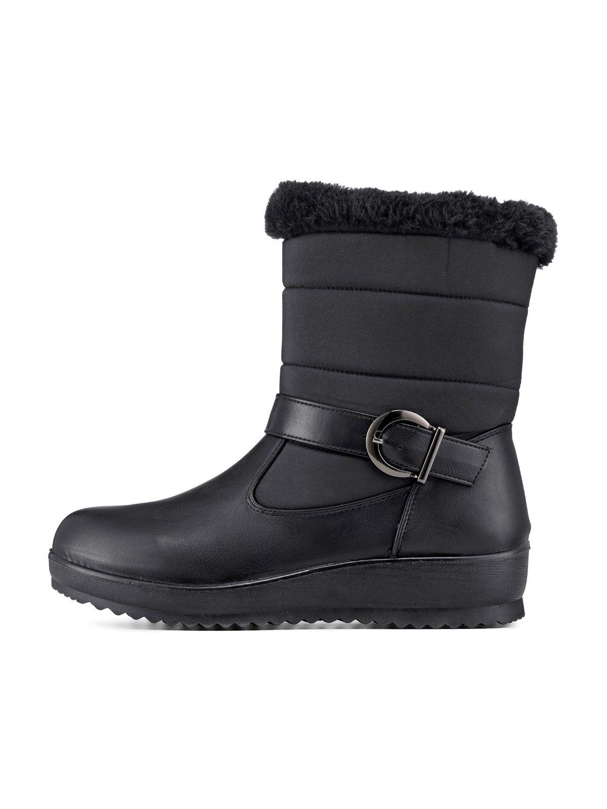 Botin Negro Casual Mujer Weide TFA190-4