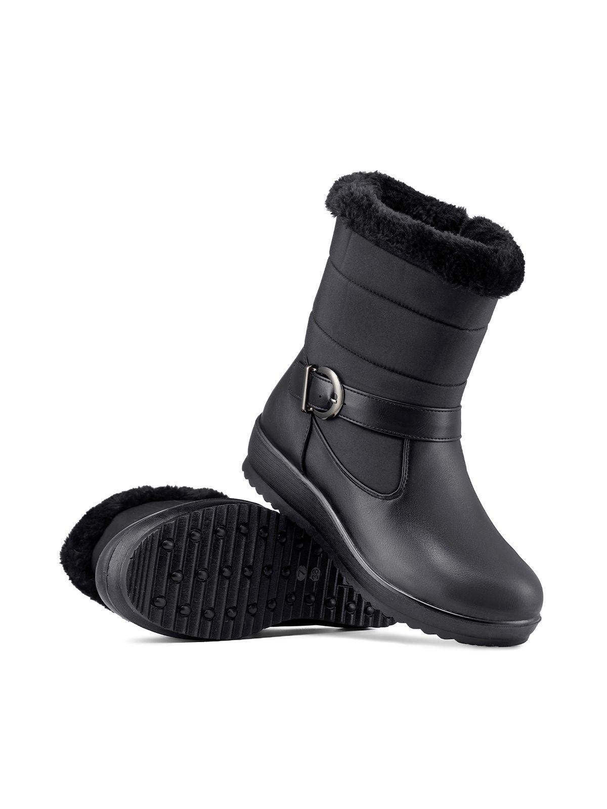 Botin Negro Casual Mujer Weide TFA190-5