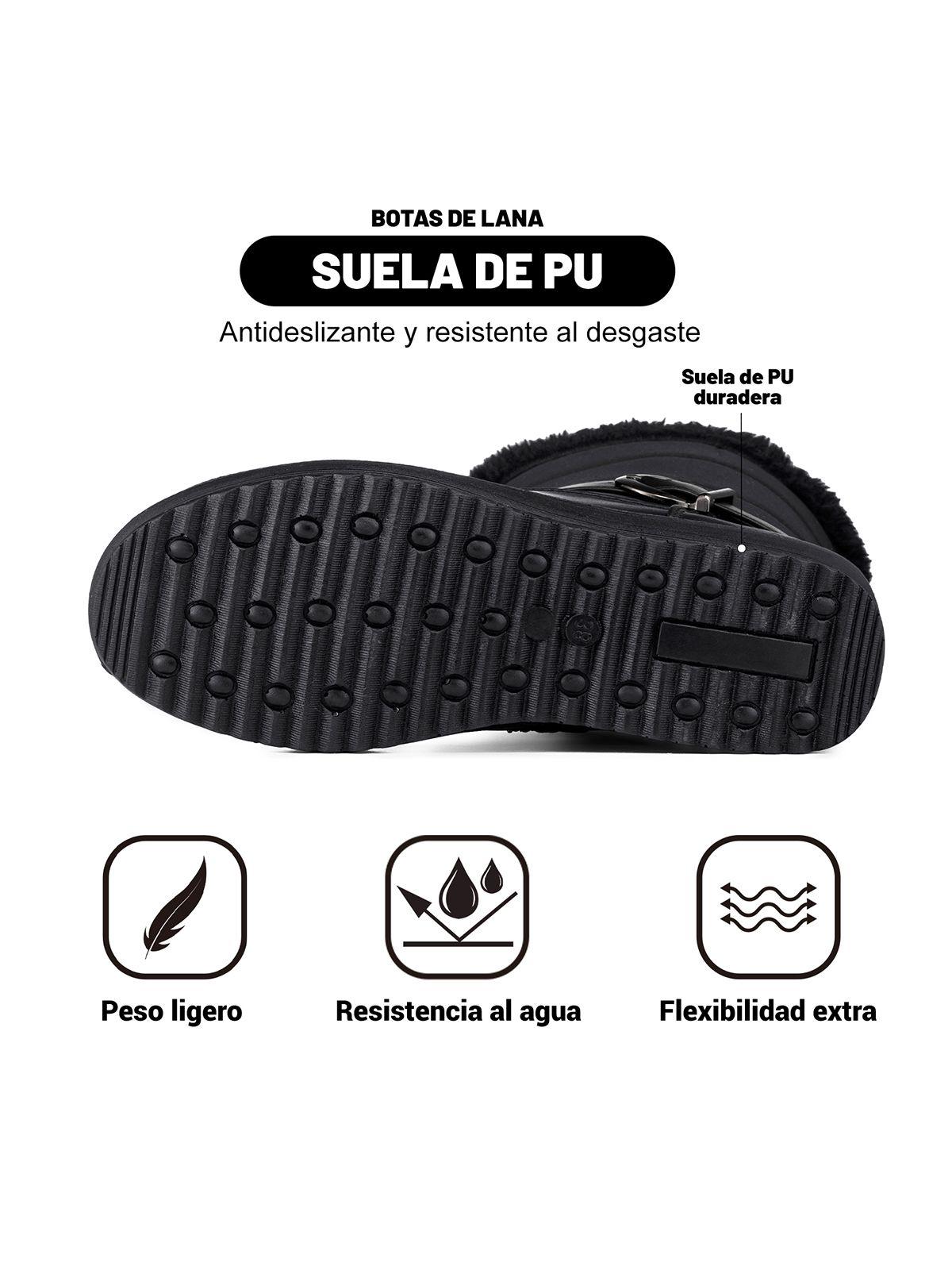 Botin Negro Casual Mujer Weide TFA190-8