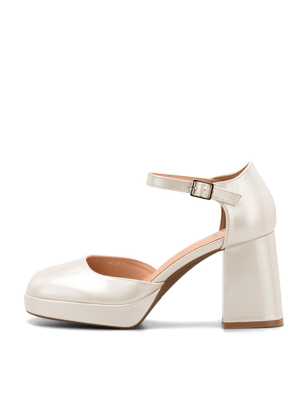 Zapatos Taco Mujer Amalia Beige Weide-1