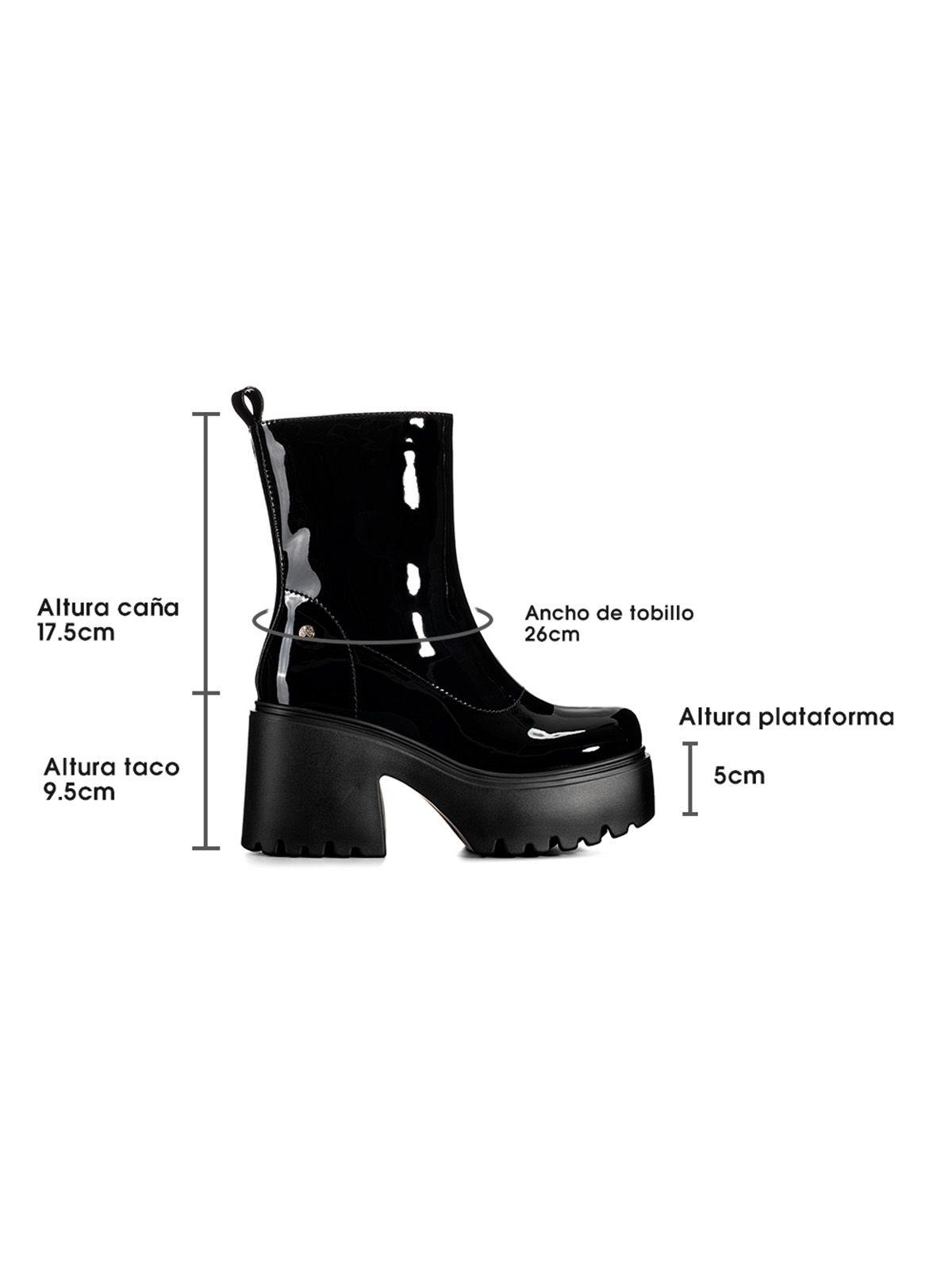 Botin Negro Casual Mujer Weide CZY589-5