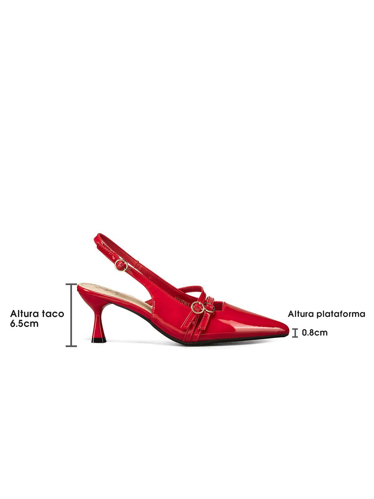 Zapato Talón Descubierto Formal Mujer Weide GHE101-3