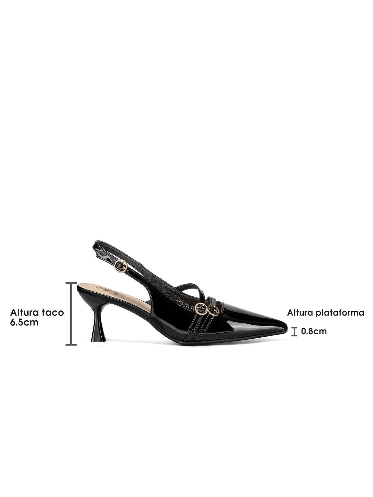 Zapato Talón Descubierto Formal Mujer Weide GHE101-6