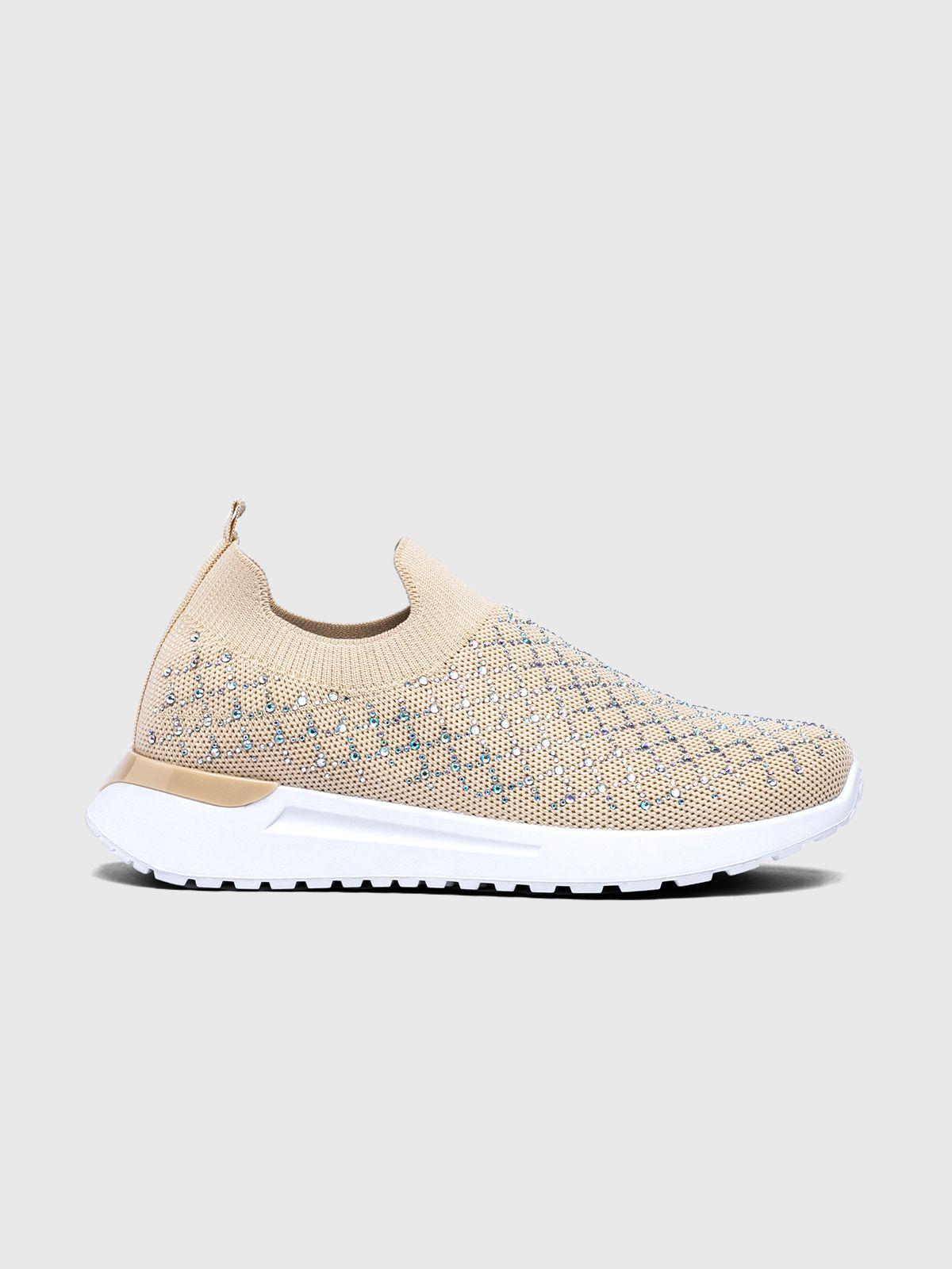 Zapatilla  Mujer Florencia Beige Weide-2