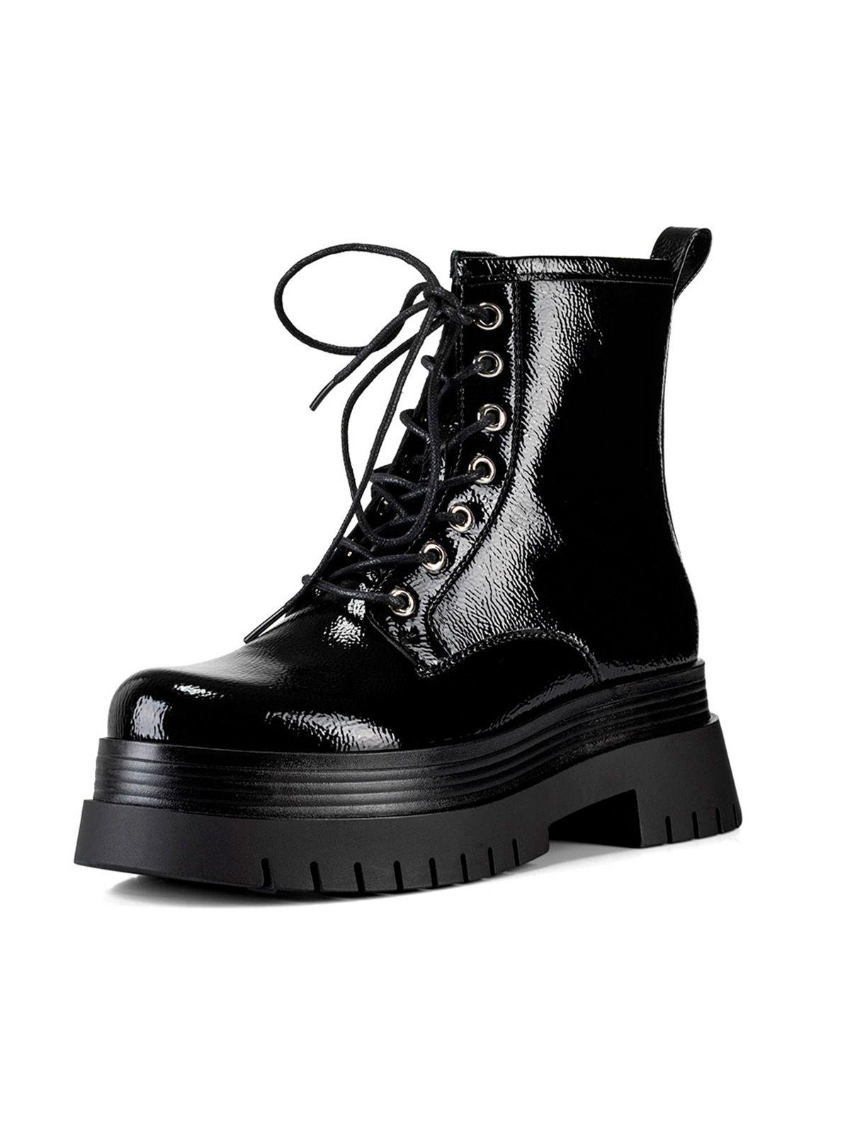 Botin Negro Casual Mujer Weide RT01-0