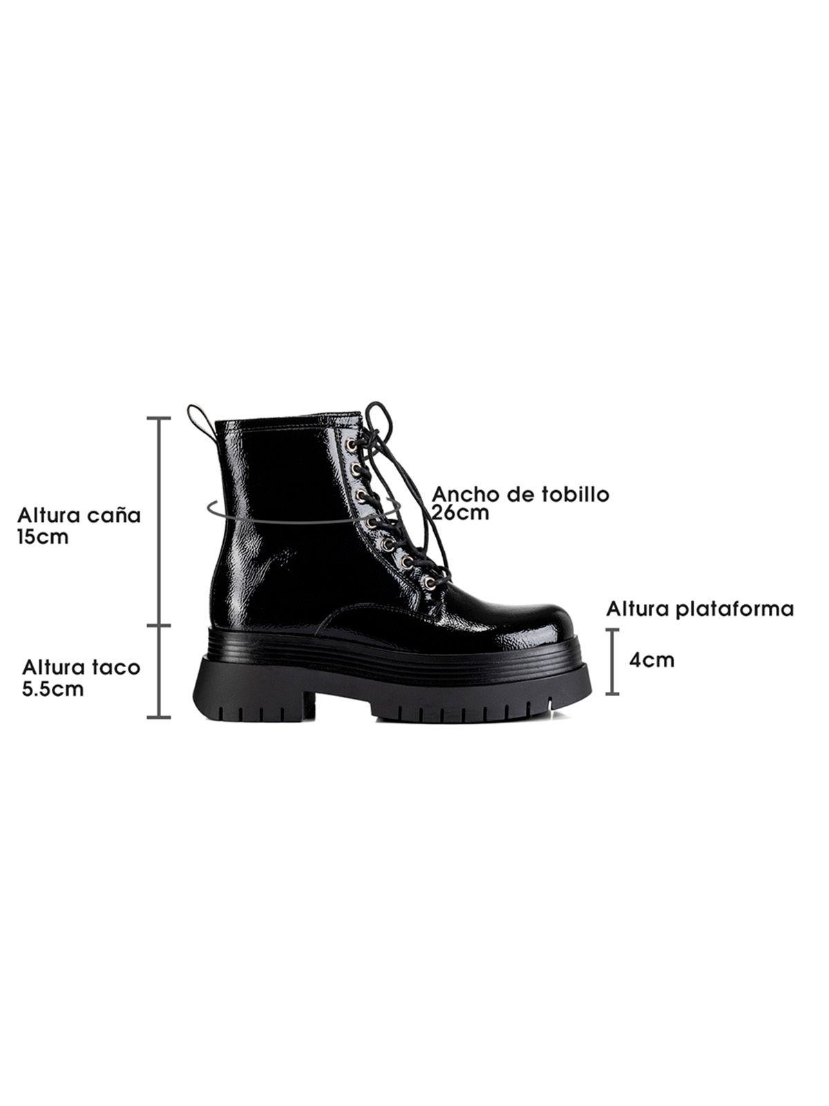 Botin Negro Casual Mujer Weide RT01-5