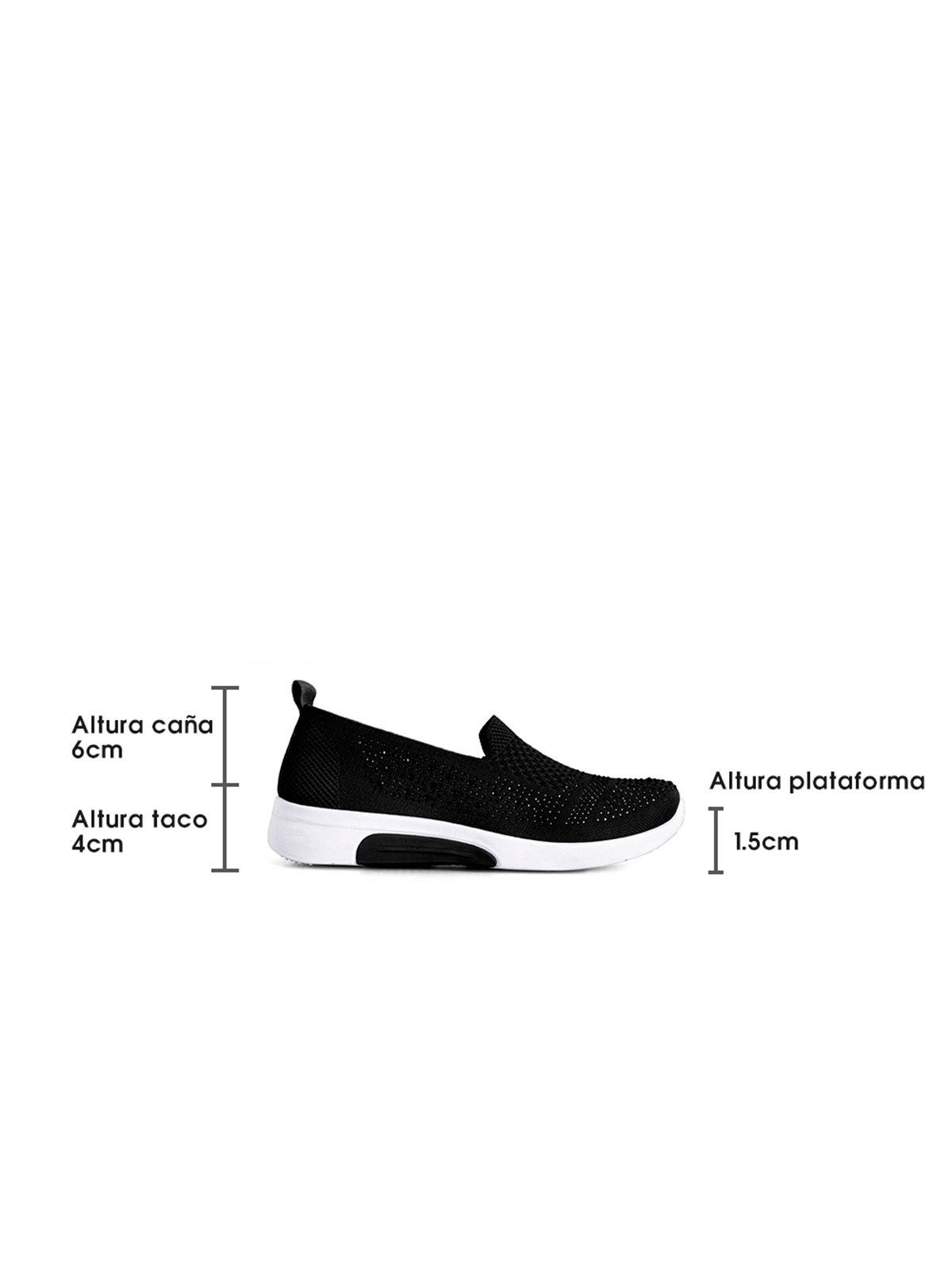 Zapatilla Negro Casual TFA182 Weide-4