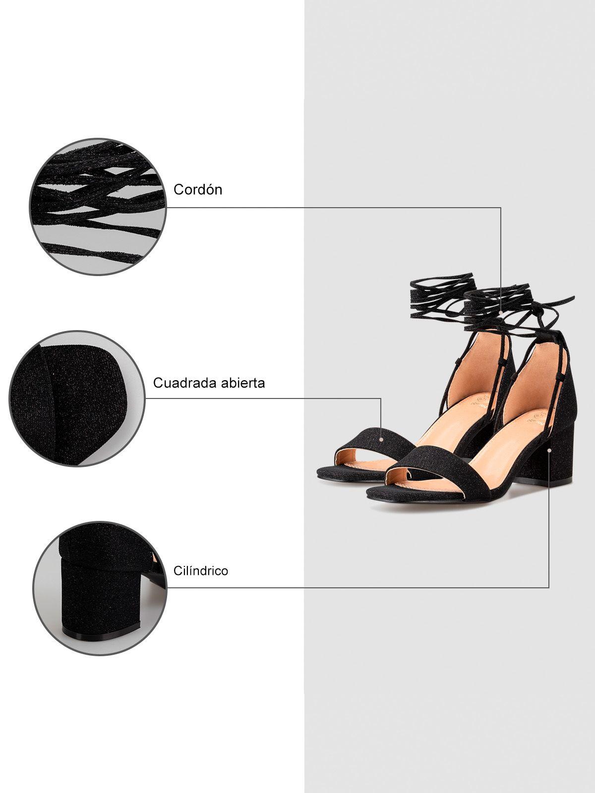 Sandalias Fiesta Alba Negro Weide-7