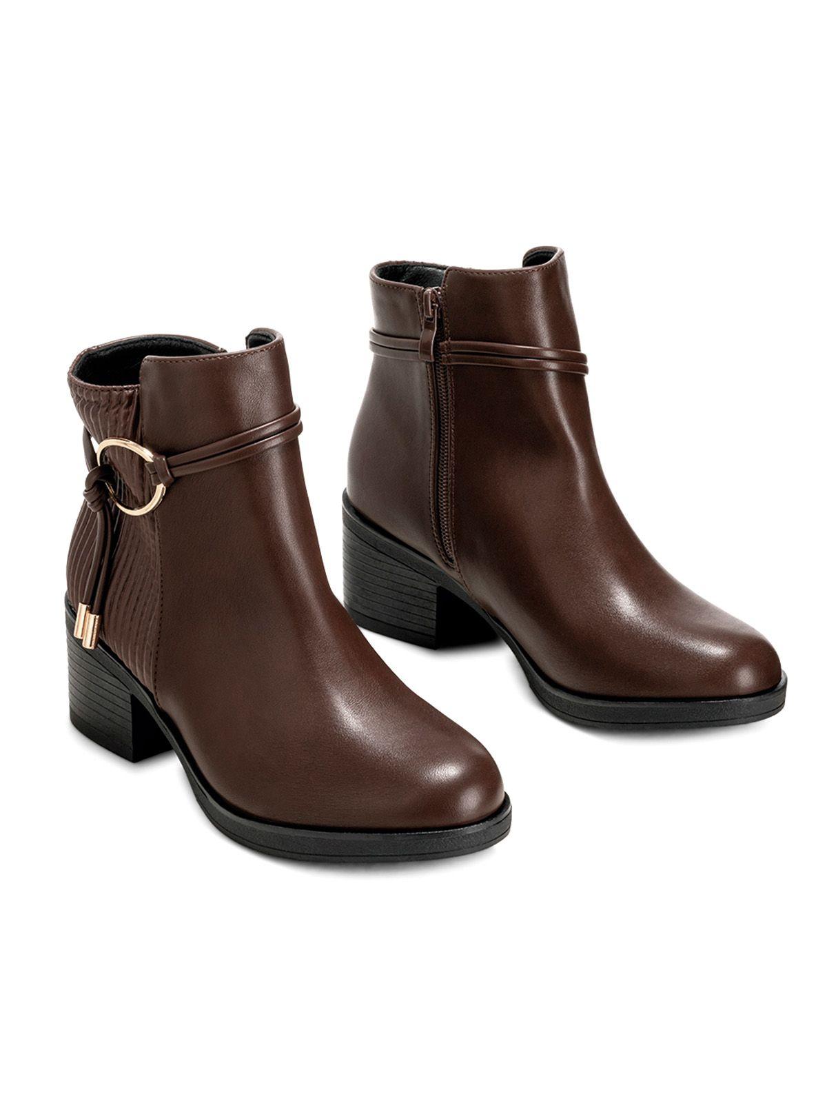 Botin Marron Casual Mujer Weide GH110-5