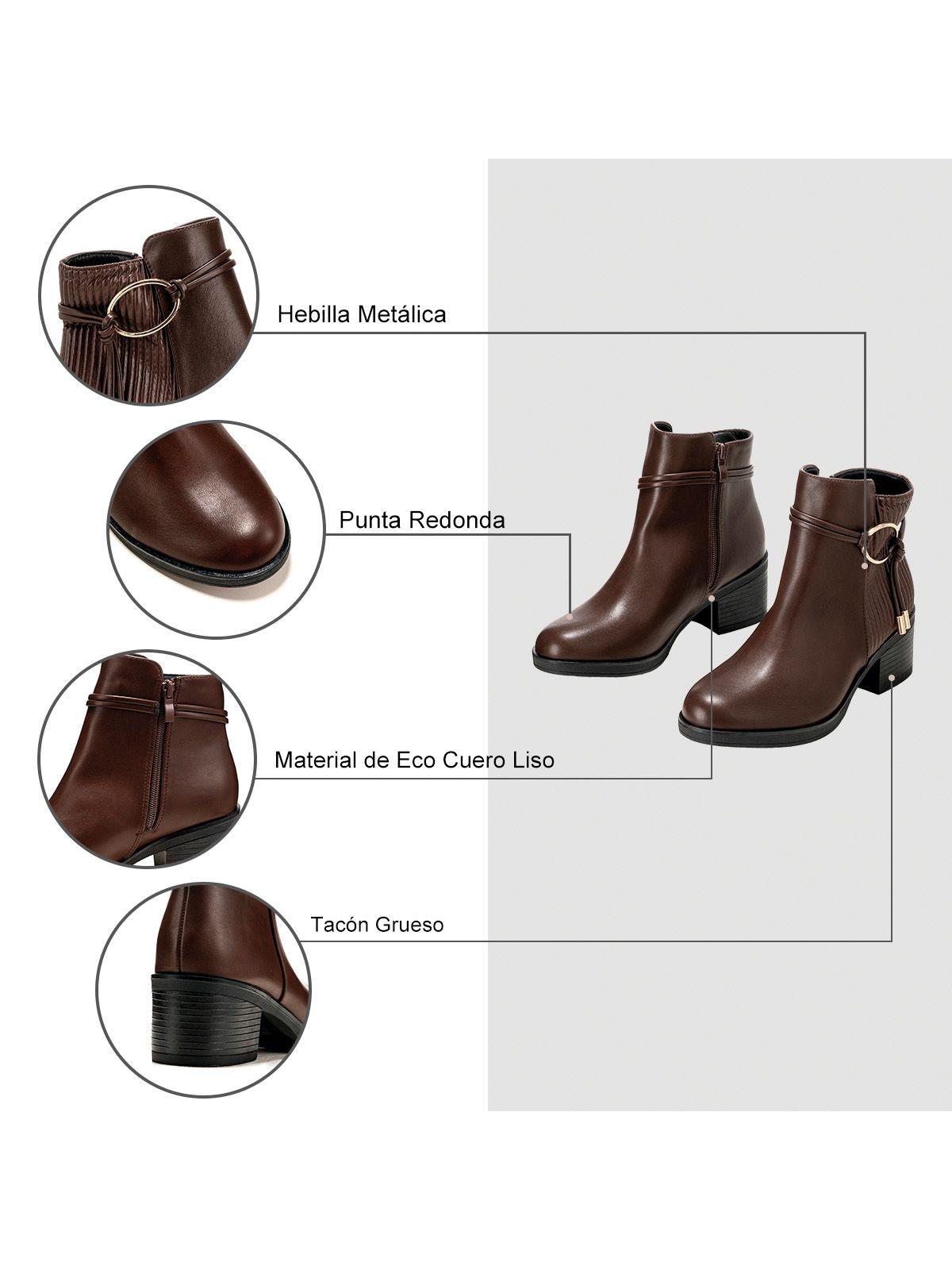 Botin Marron Casual Mujer Weide GH110-7