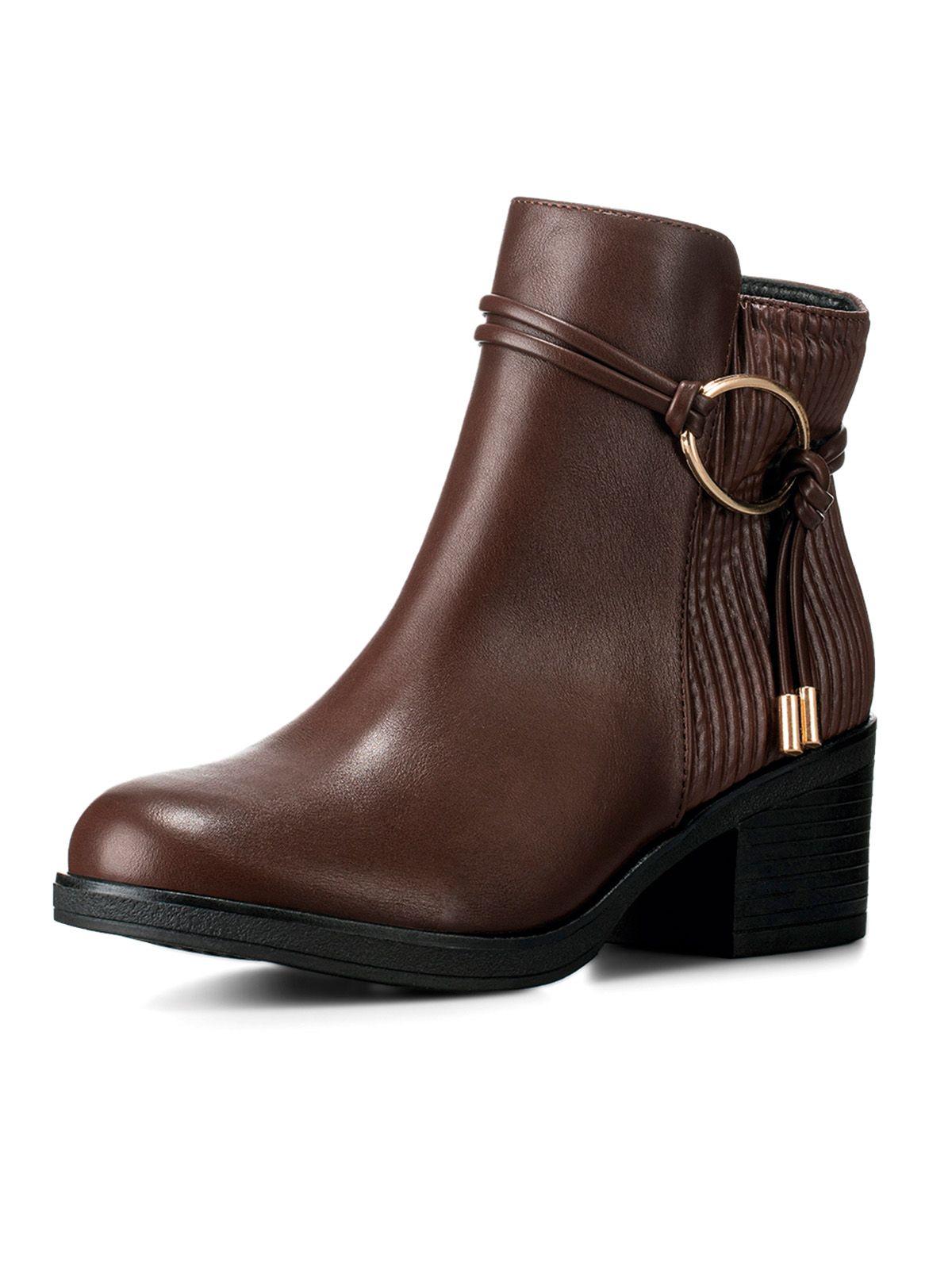 Botin Marron Casual Mujer Weide GH110-0