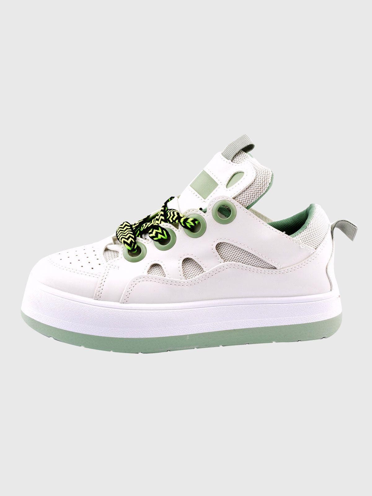 Zapatilla Yareli Verde Weide-1