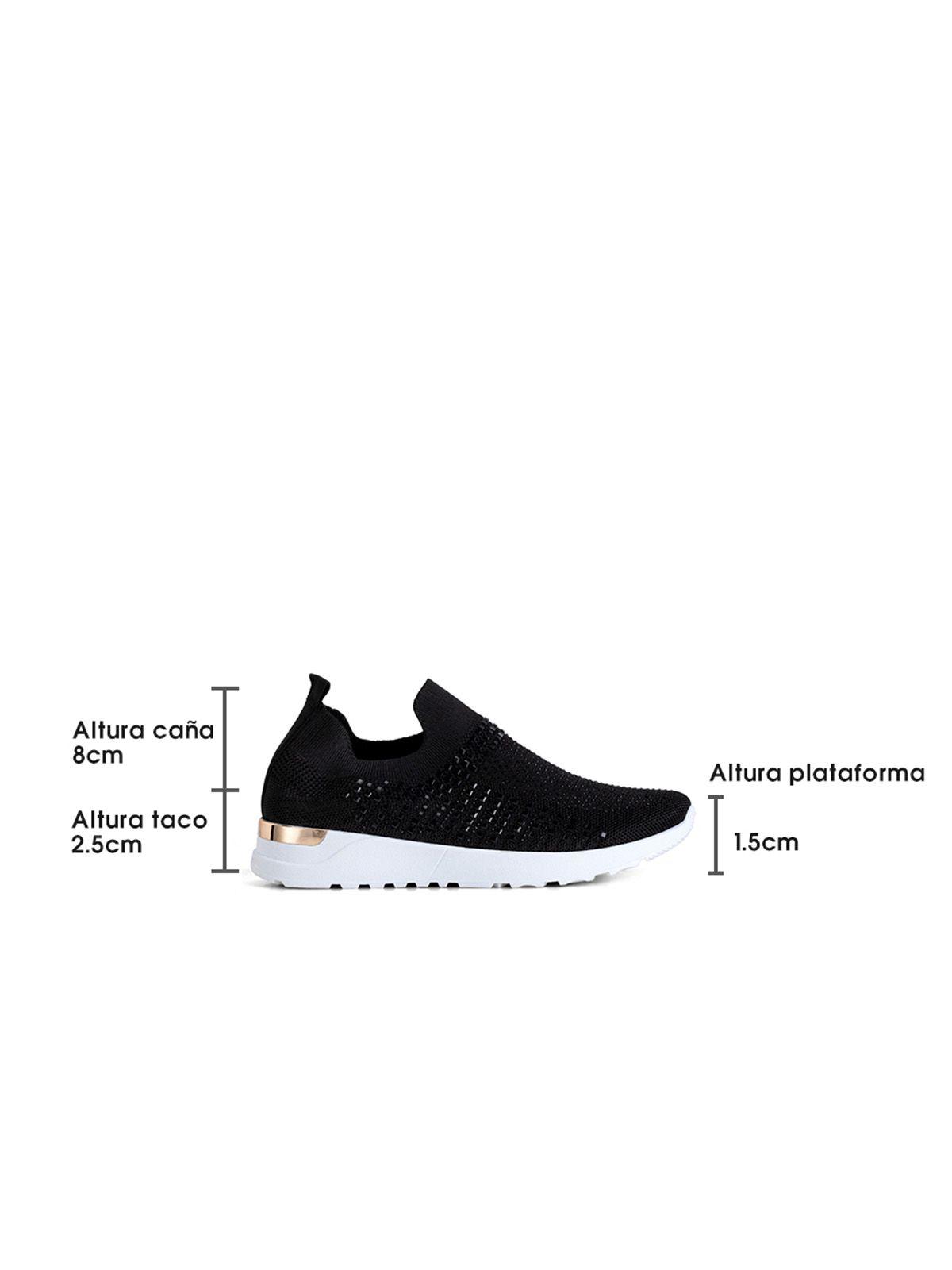 Zapatilla Negro Casual TFA180 Weide-4