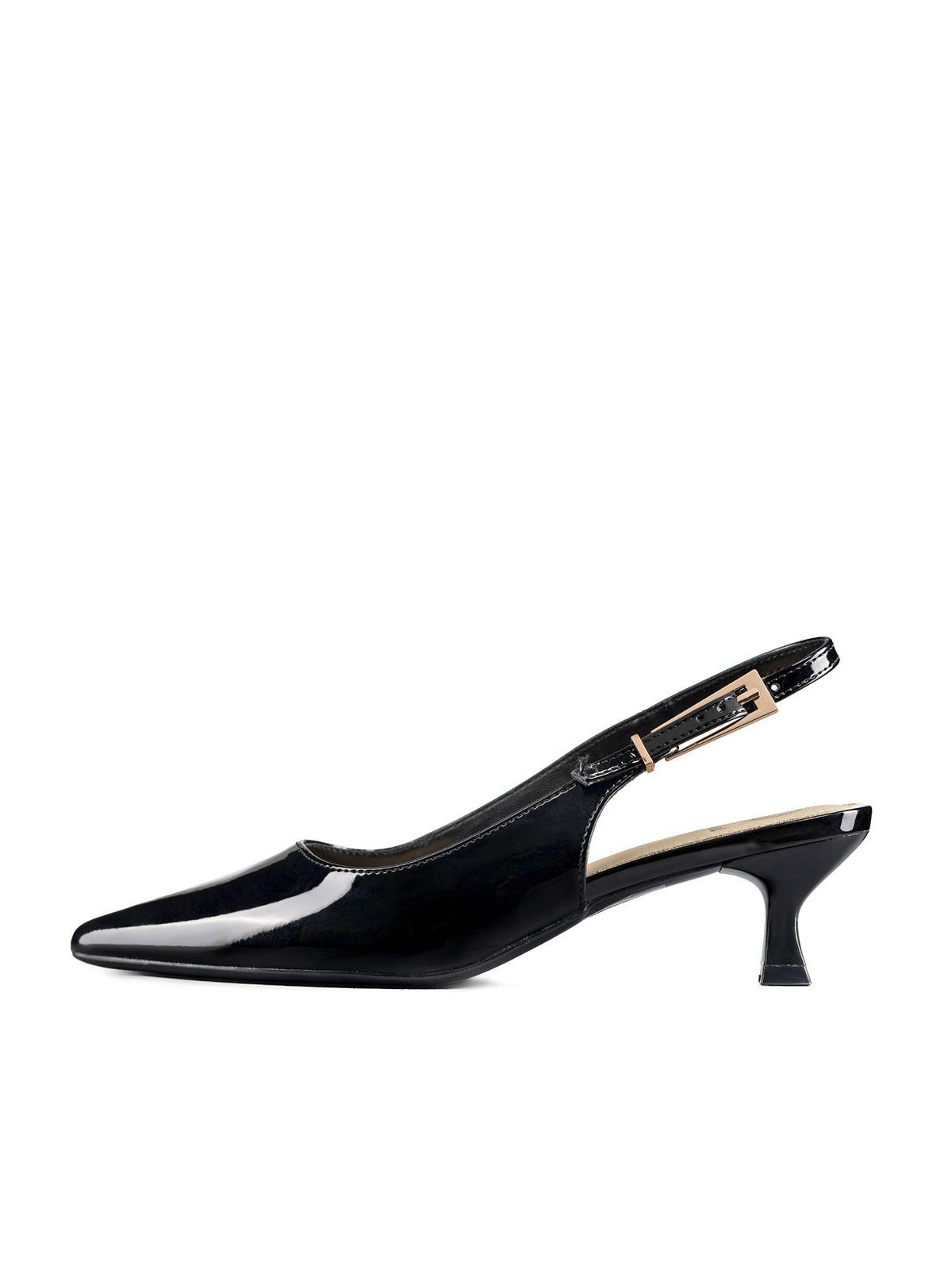 Zapato Taco Talón Abierto Simil Charol Mujer Weide GHE37-4