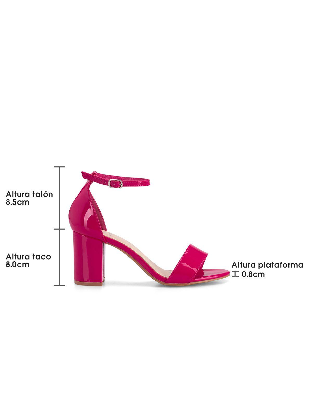 Sandalia Casual Taco Alto Durazno Mujer Weide GH80-5