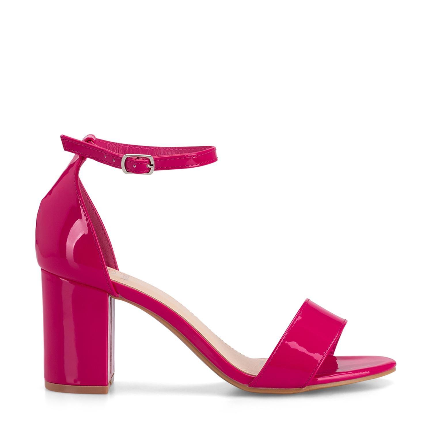 Sandalia Casual Taco Alto Durazno Mujer Weide GH80-0