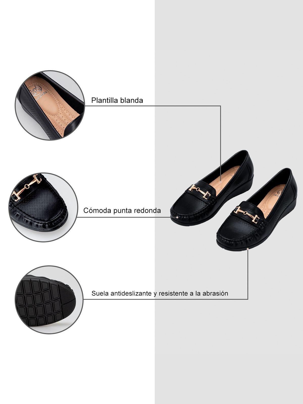 Mocasin Veronica Negro Weide-4