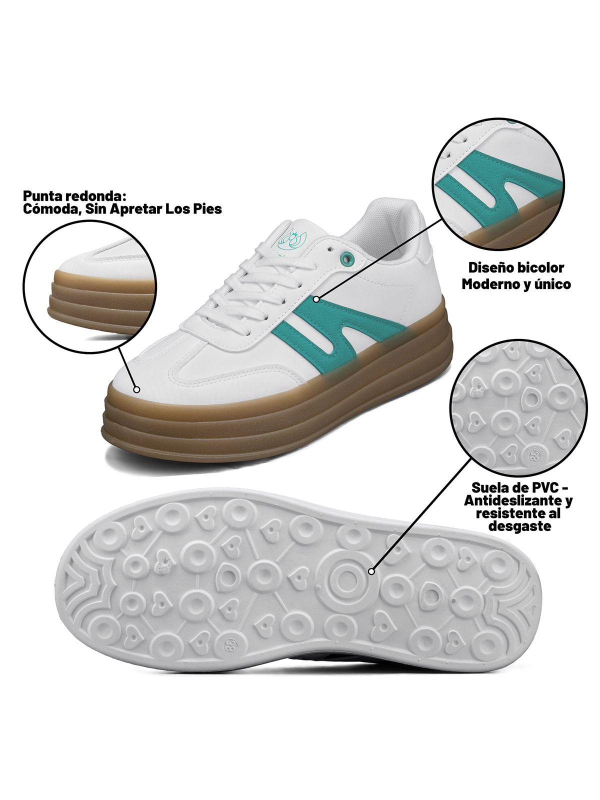 Zapatilla Casual Urbana Plataforma Mujer Weide SL65-5