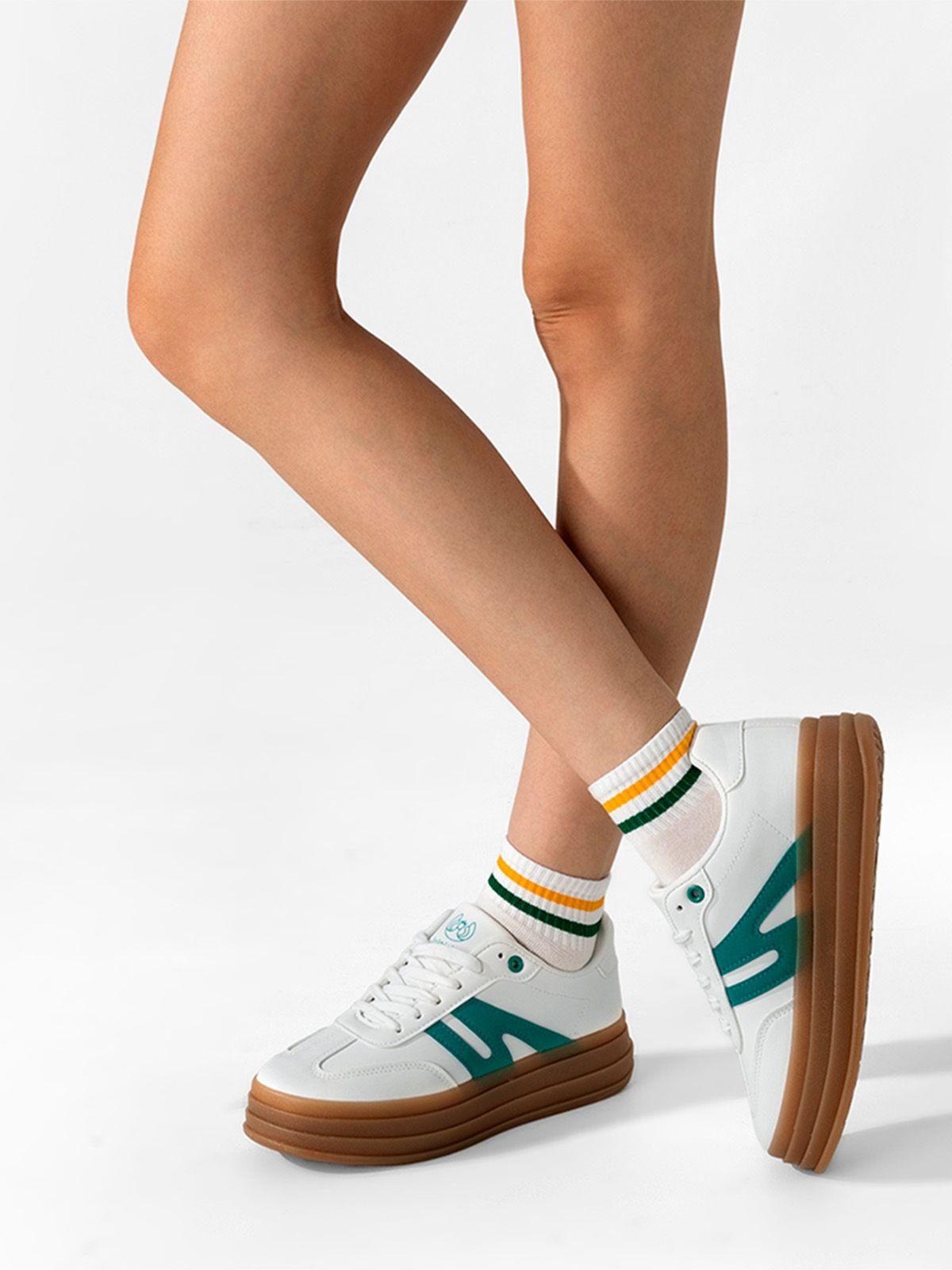 Zapatilla Casual Urbana Plataforma Mujer Weide SL65-1