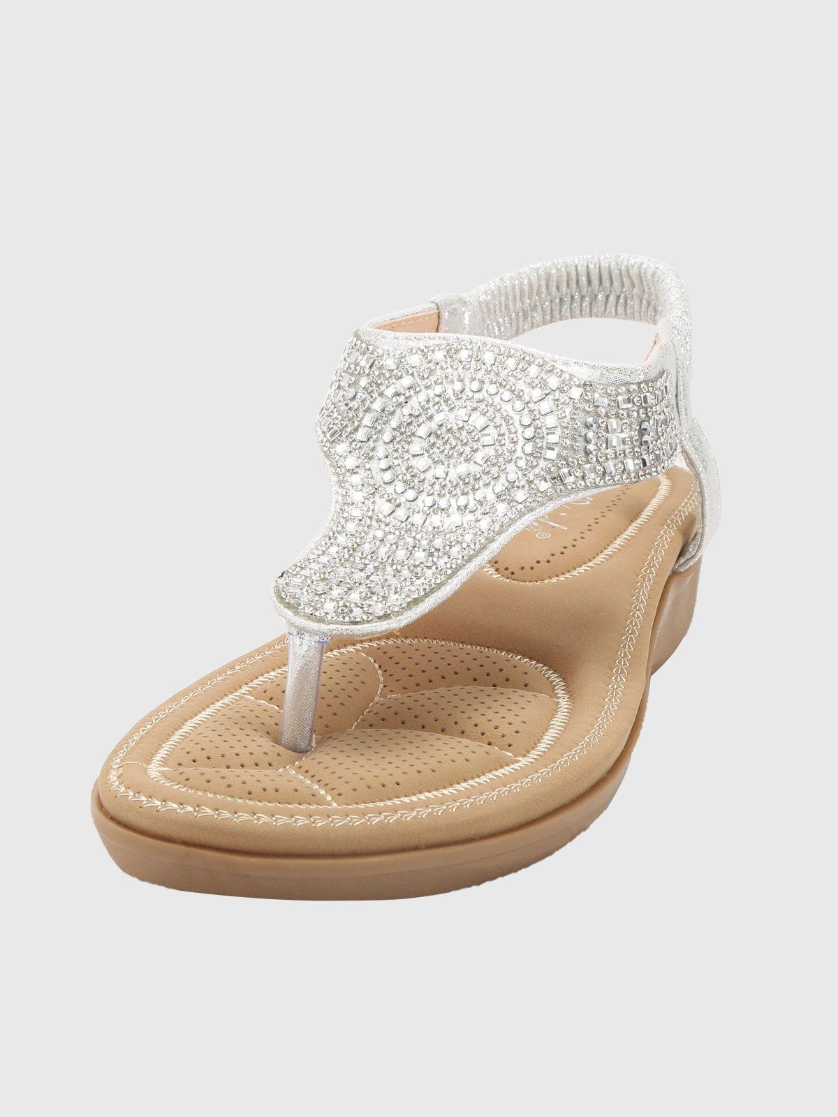 Sandalia Linette Plateado Weide-0