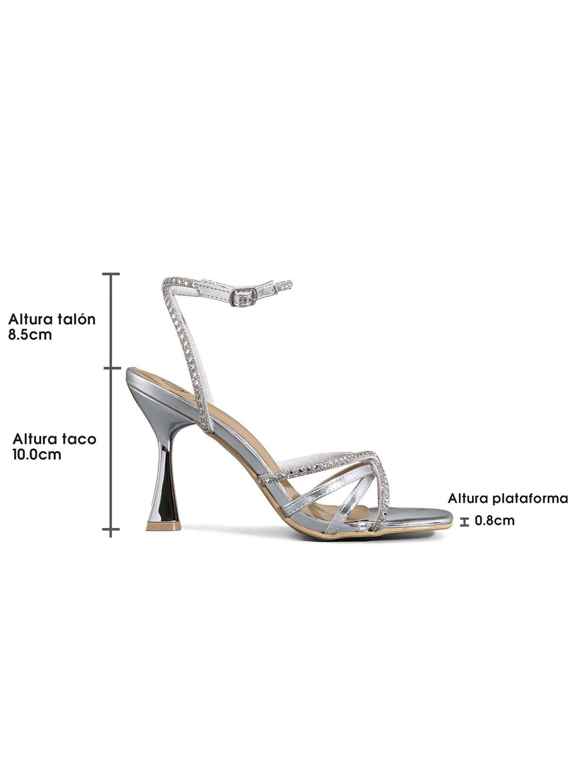 Sandalia Taco Alto Fiesta Mujer Weide QIU385-6