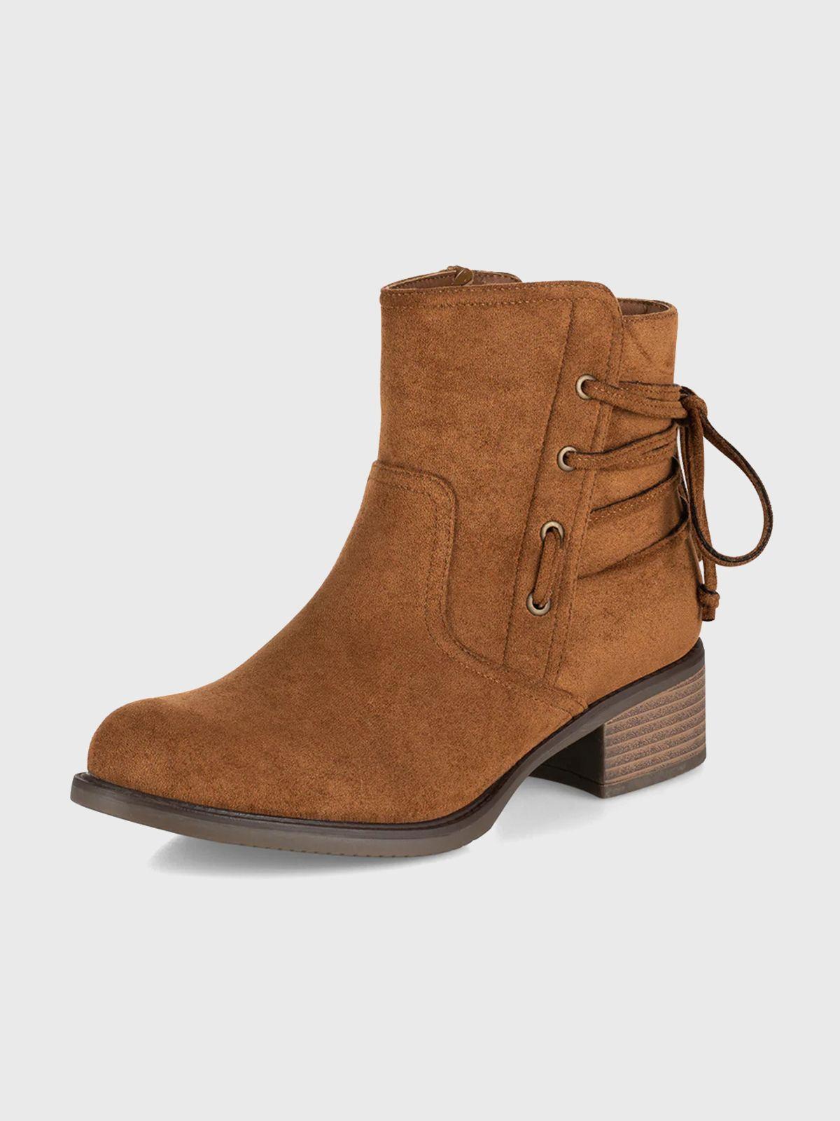 Botin Mujer Laire Camel Weide-0