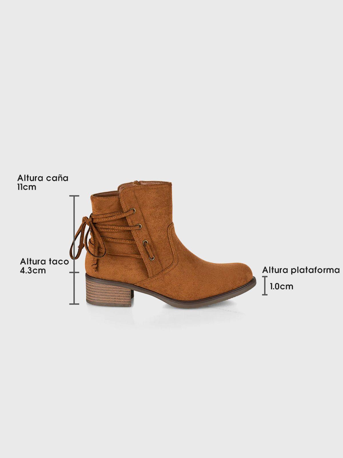 Botin Mujer Laire Camel Weide-5