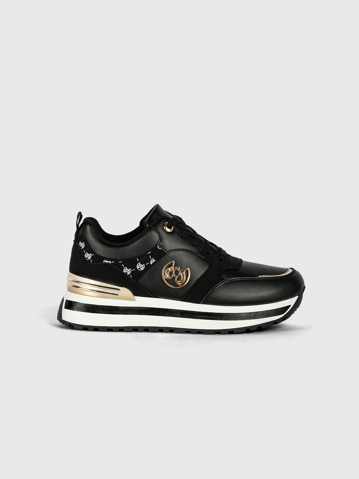 Zapatilla  Mujer Nicol Negro Weide-2