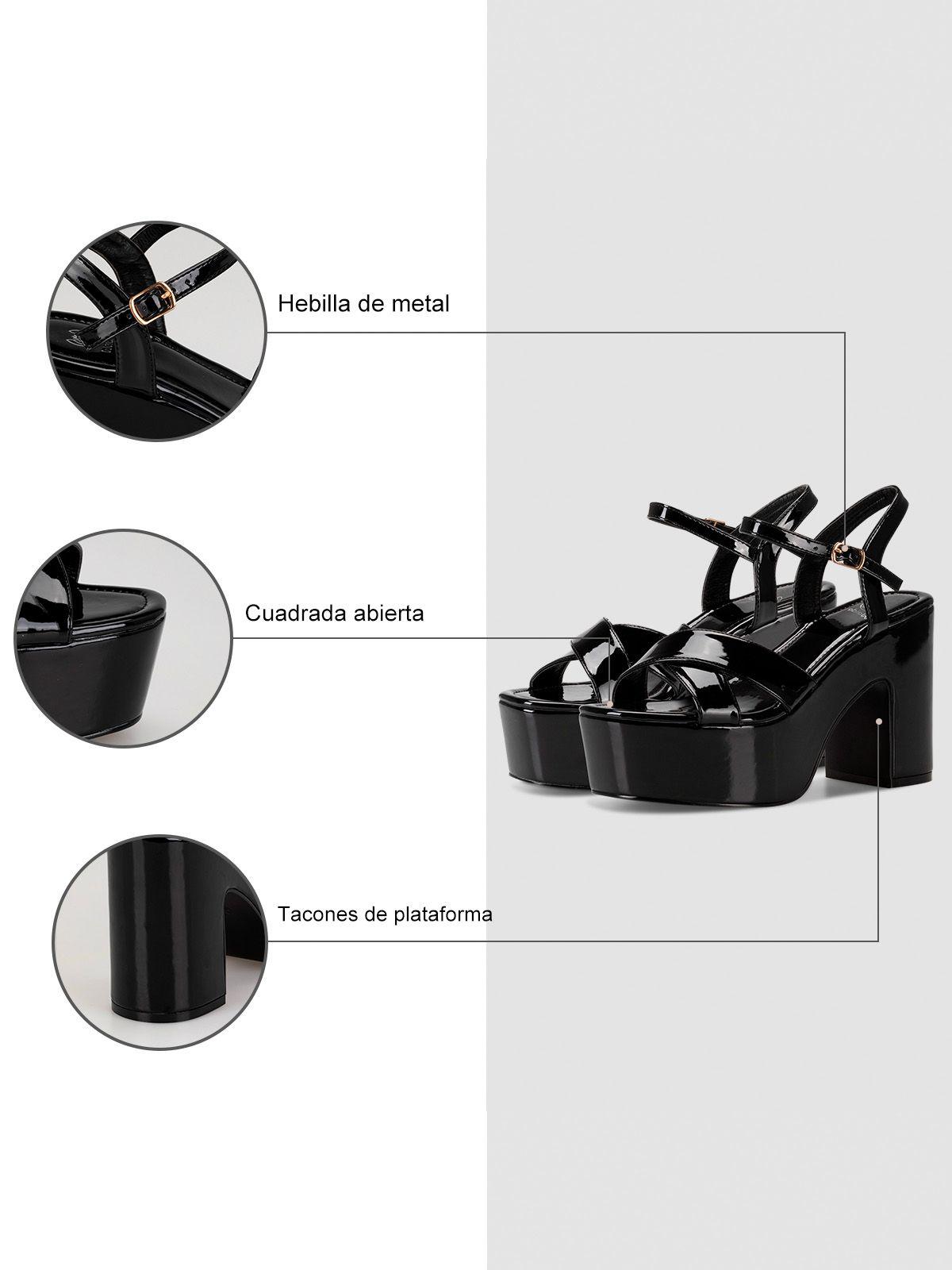 Sandalias Aida Negro Weide-7