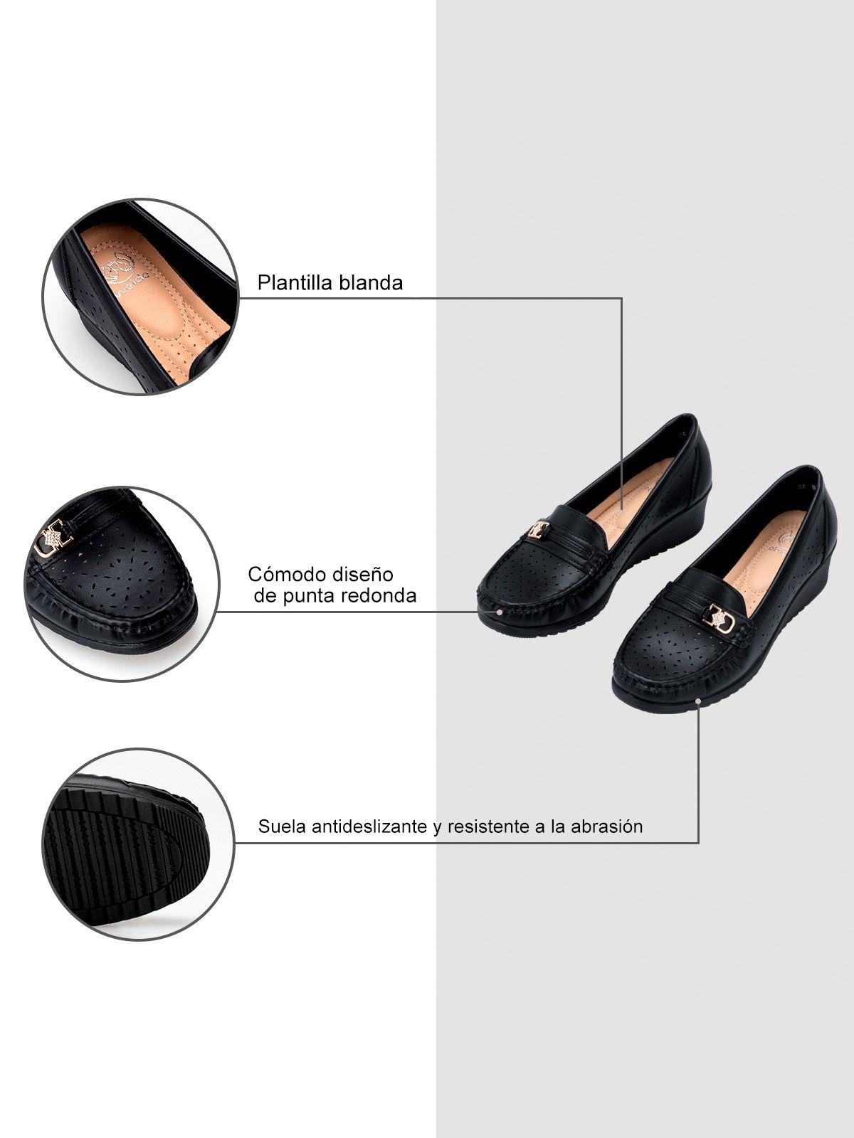 Mocasin Abril Negro Weide-4