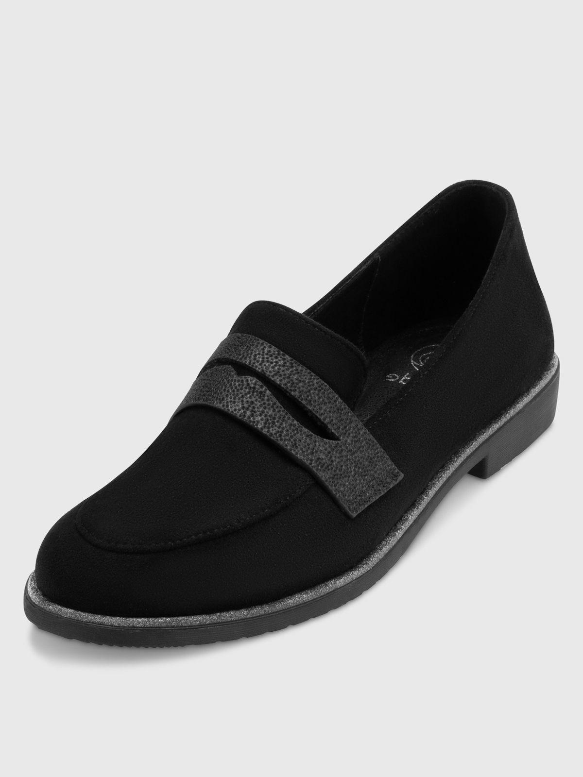 Mocasin Mujer Esther Negro Weide-0