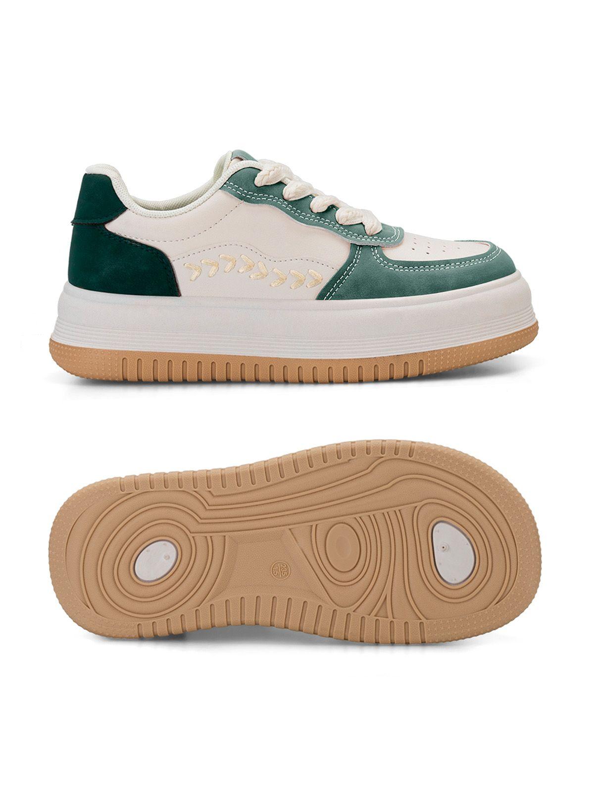 Zapatilla Verde Casual BOK110 Weide-2