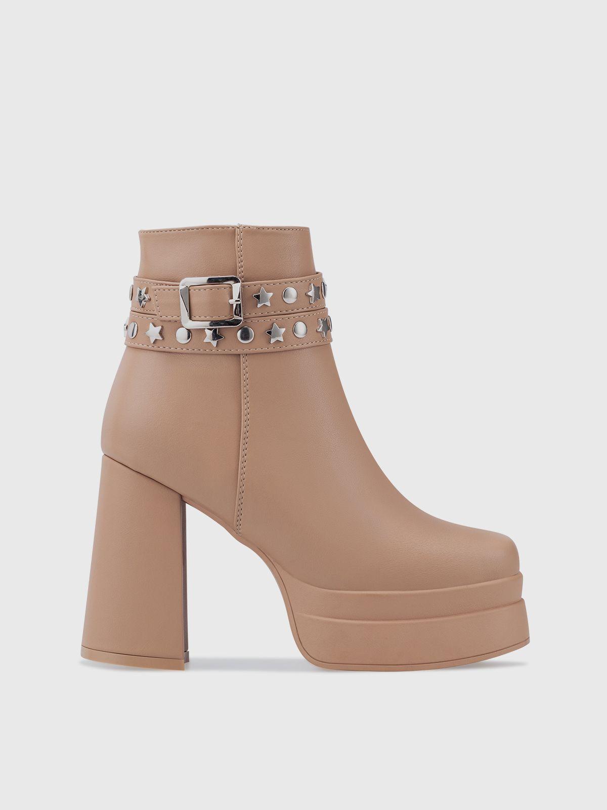 Botin Mujer Estrella Caqui Weide-2