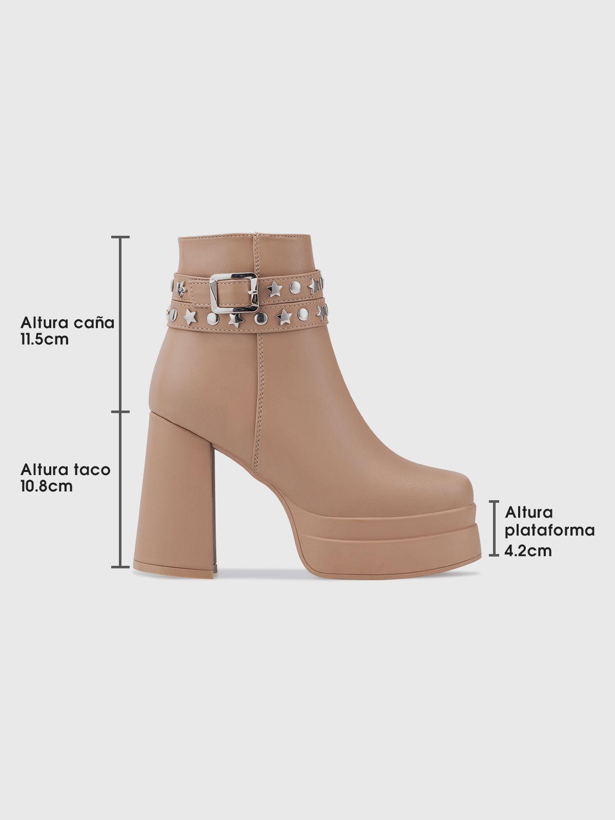 Botin Mujer Estrella Caqui Weide-5