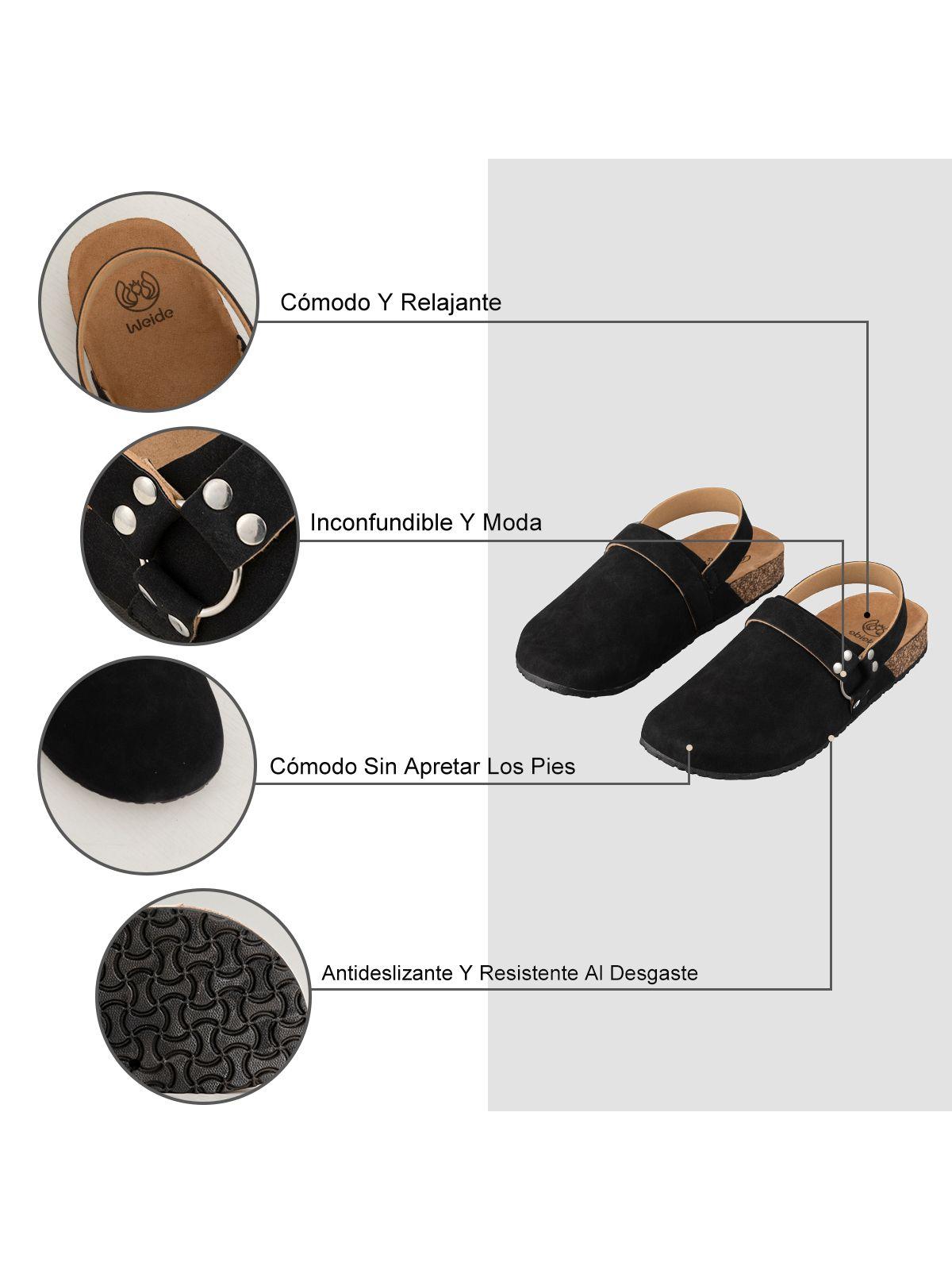 Zueco Vintage Casual Mujer Weide LT133-5