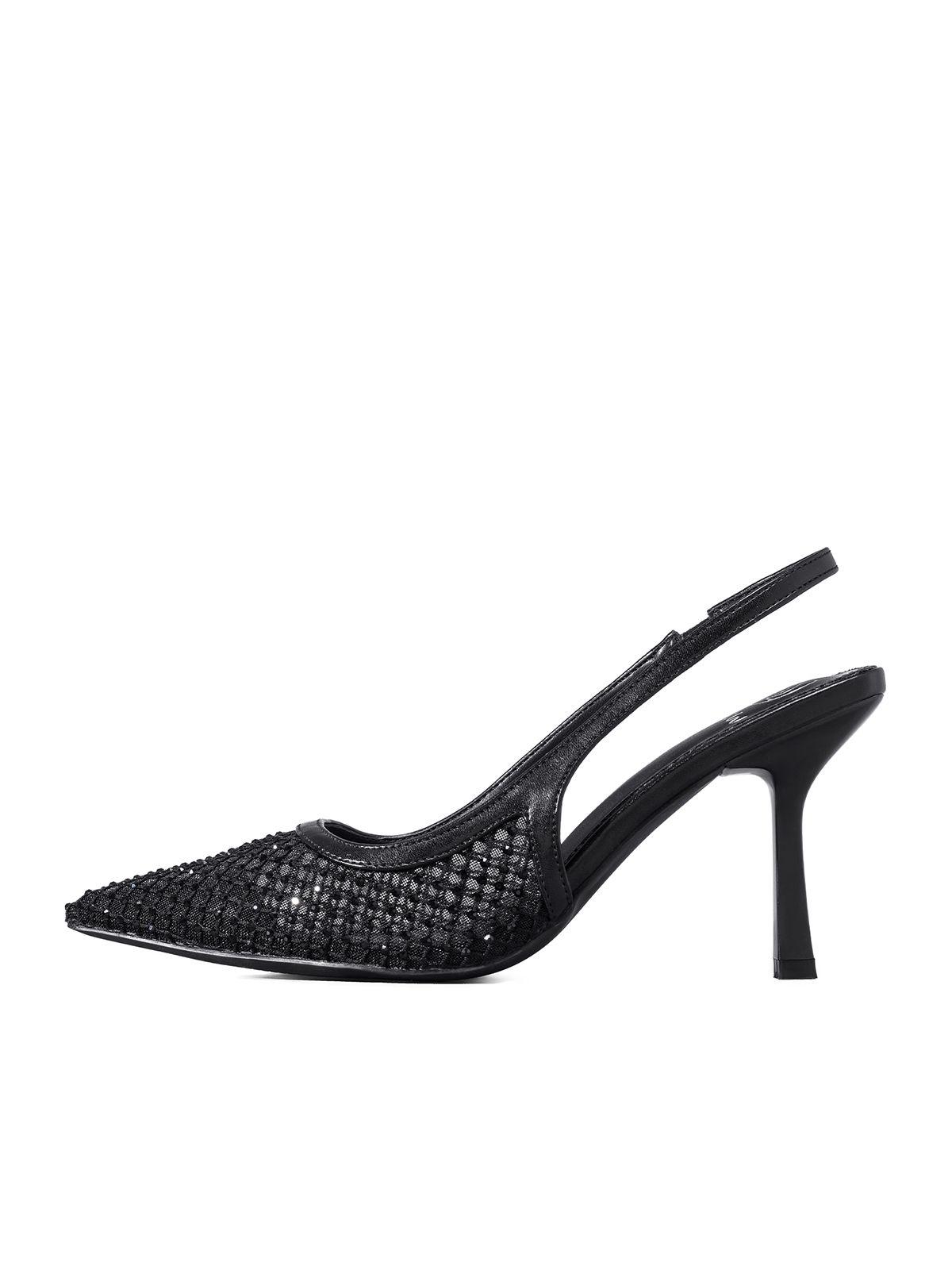 Zapato Tacon Talón Abierto Elegante Mujer Weide GHE35-1