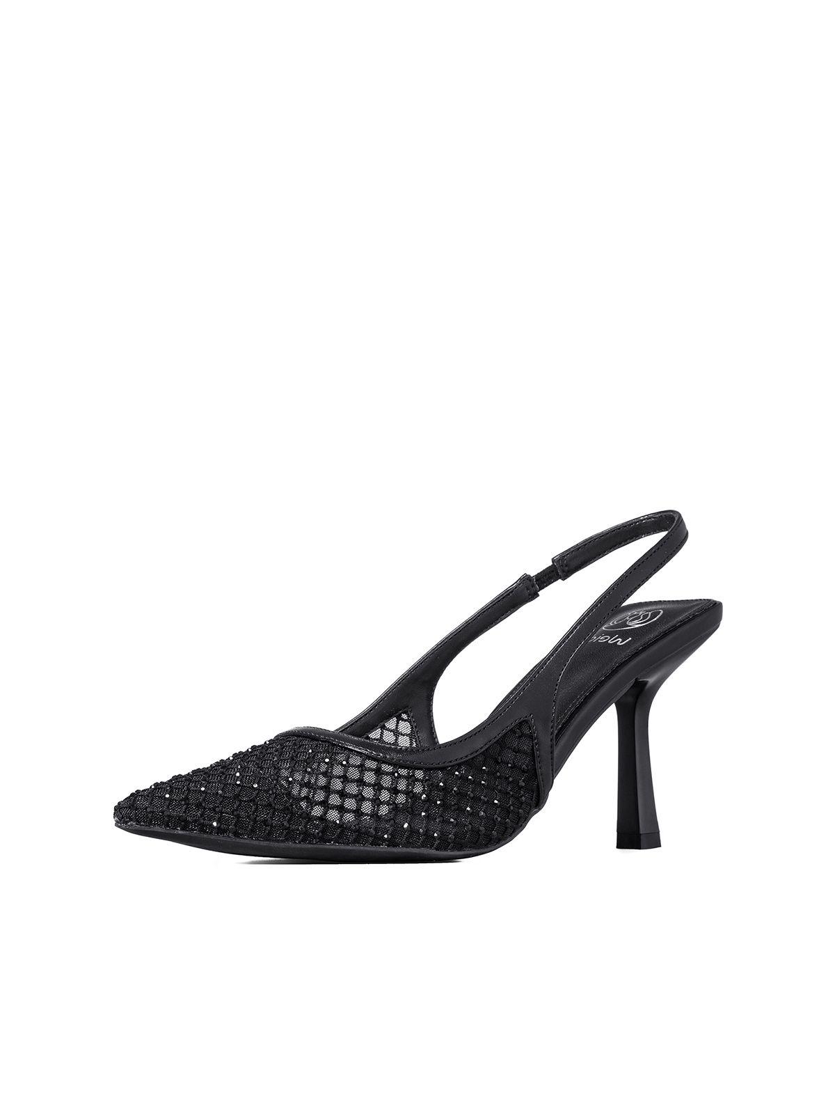Zapato Tacon Talón Abierto Elegante Mujer Weide GHE35-0