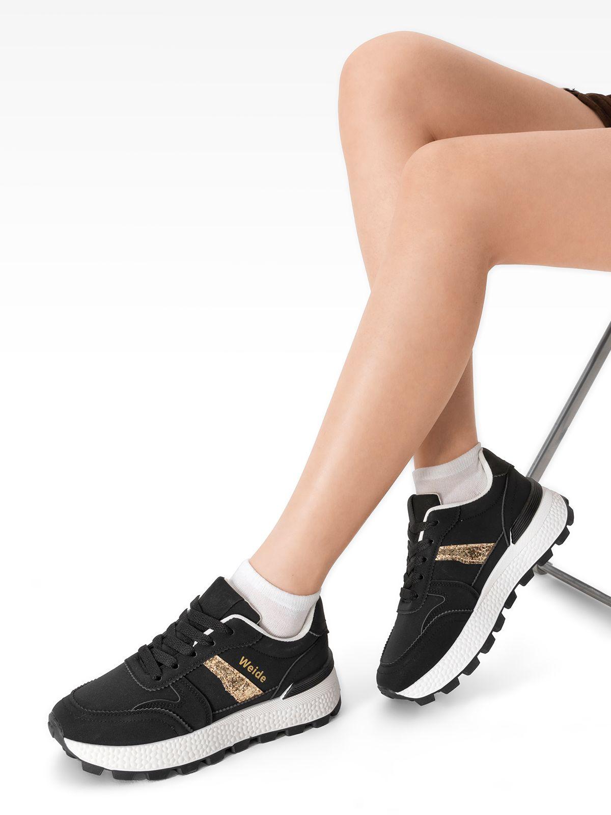 Zapatillas Urbanas Mujer Plataforma PU Weide SL75-1