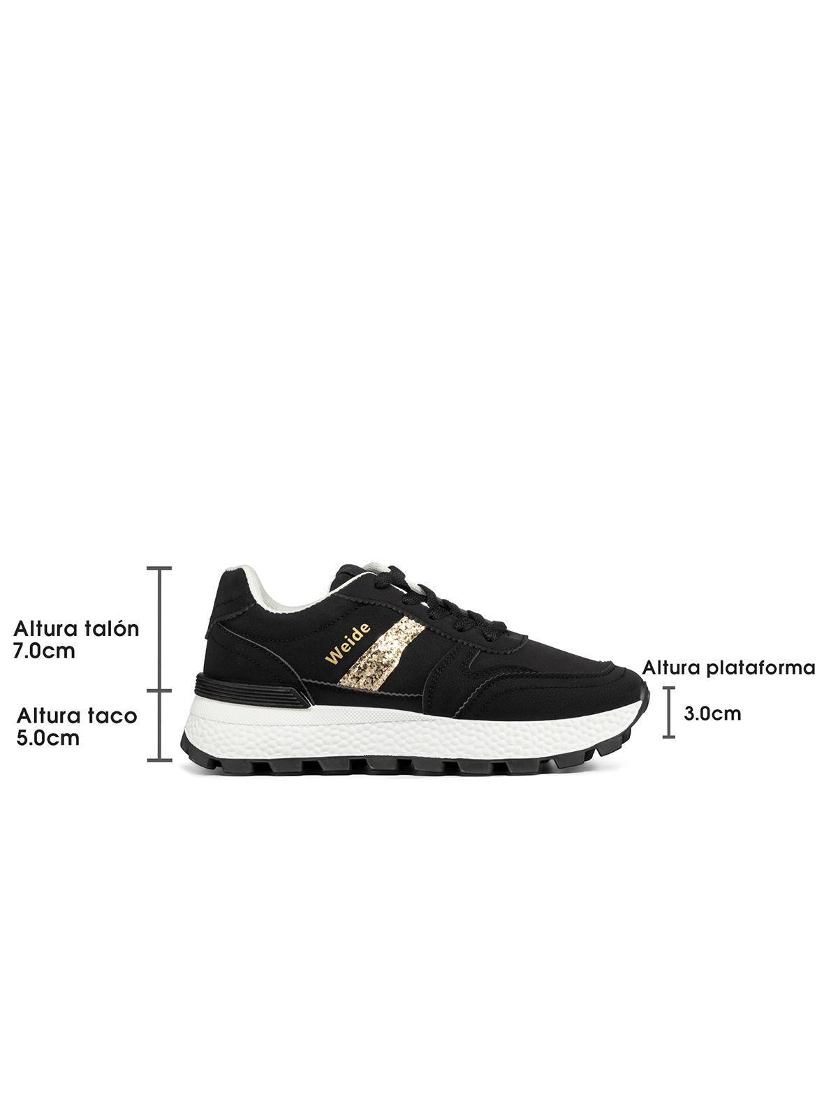 Zapatillas Urbanas Mujer Plataforma PU Weide SL75-7
