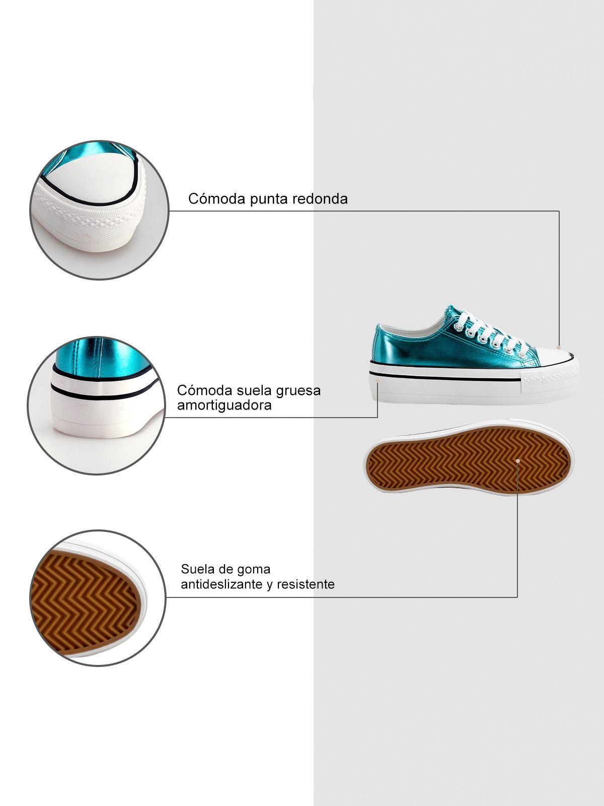 Zapatilla Aroa Celeste Weide-4