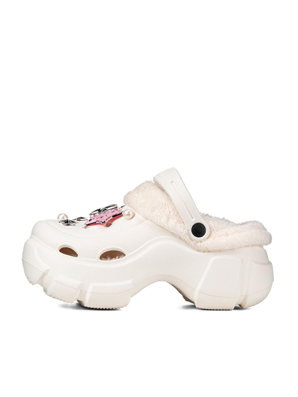 Zueco Blanco Casual Mujer Weide GH119-3