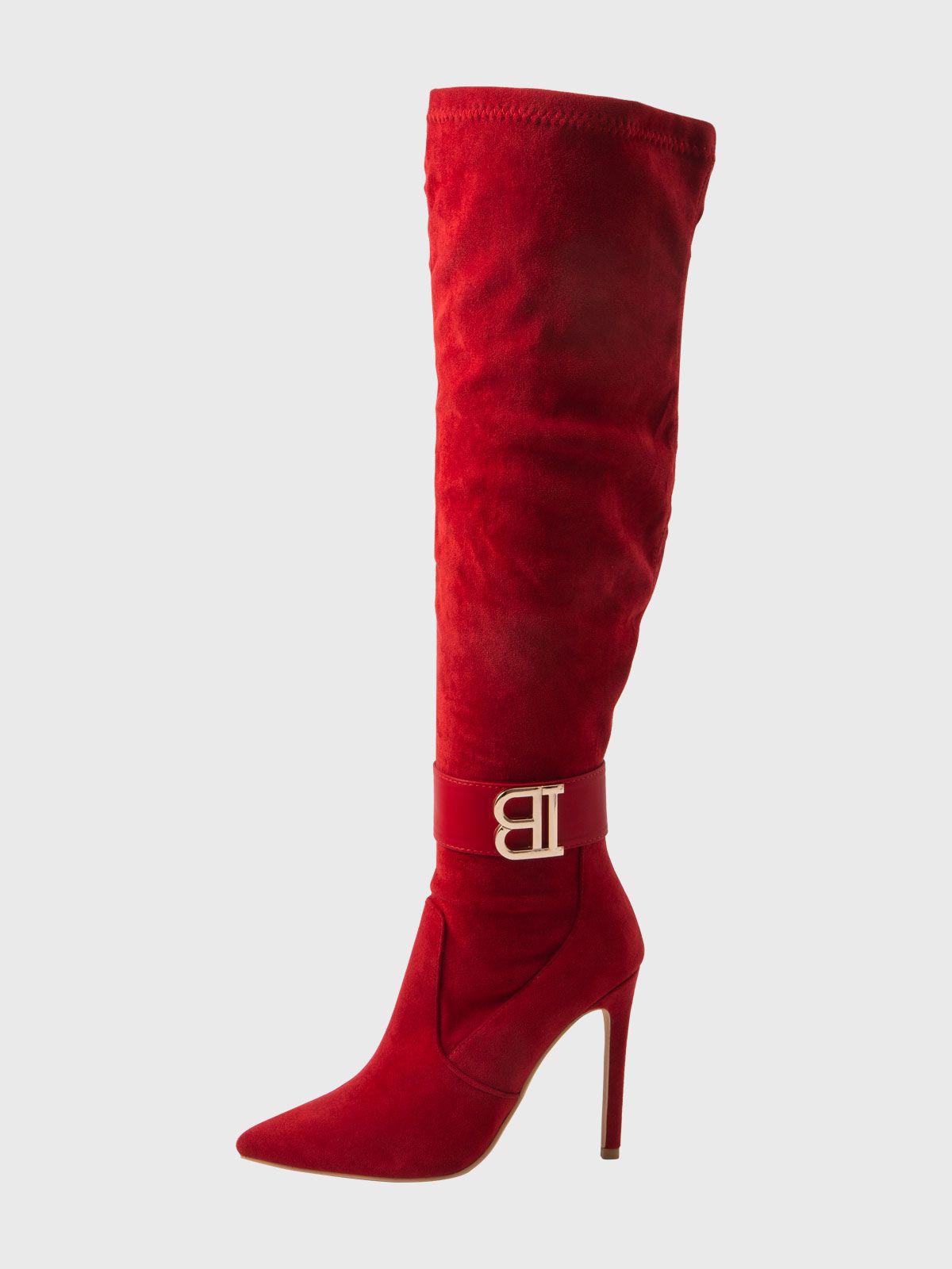 Bota Novalee Rojo Weide-1