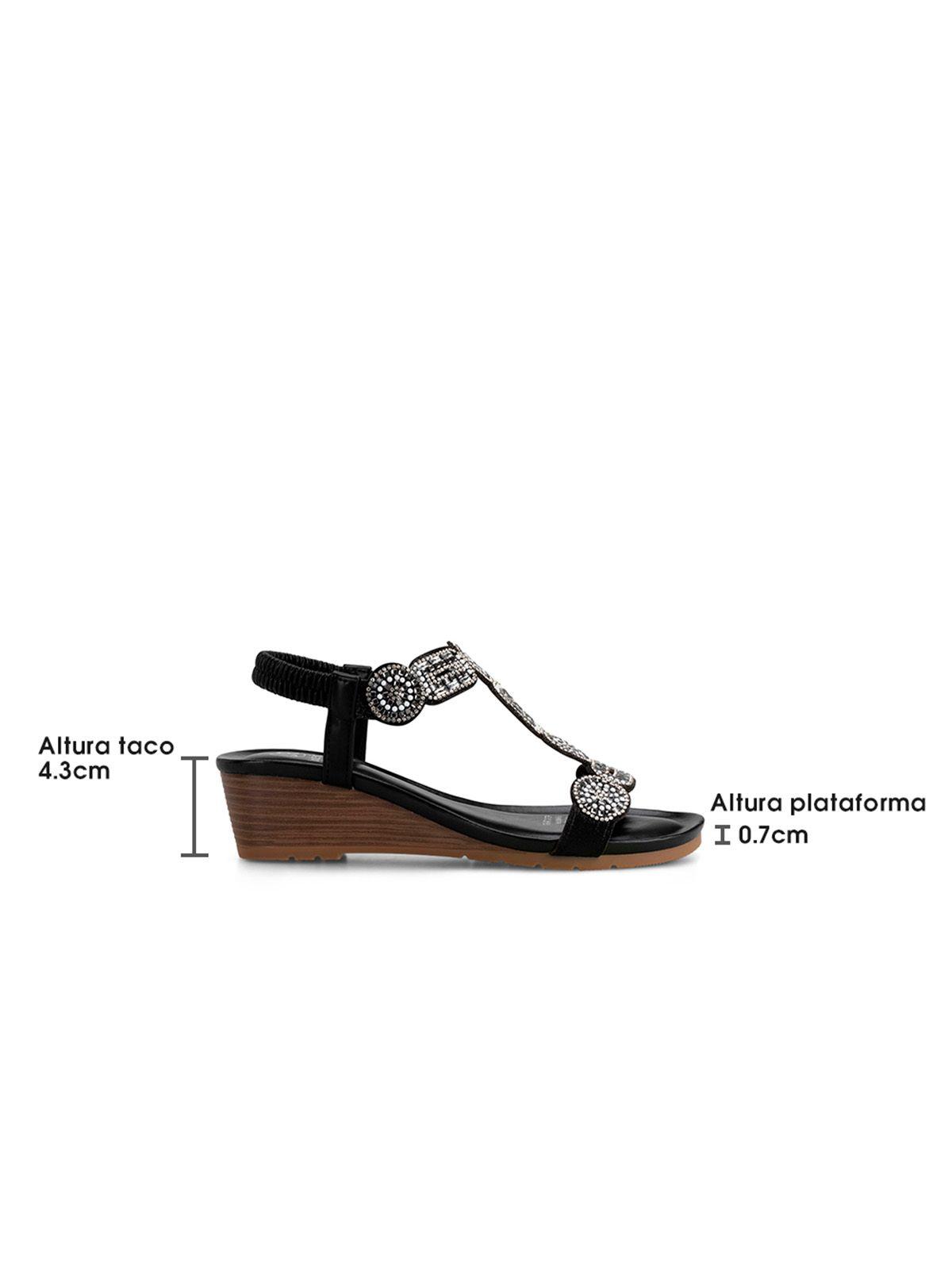 Sandalias Pilar Negro Weide-4