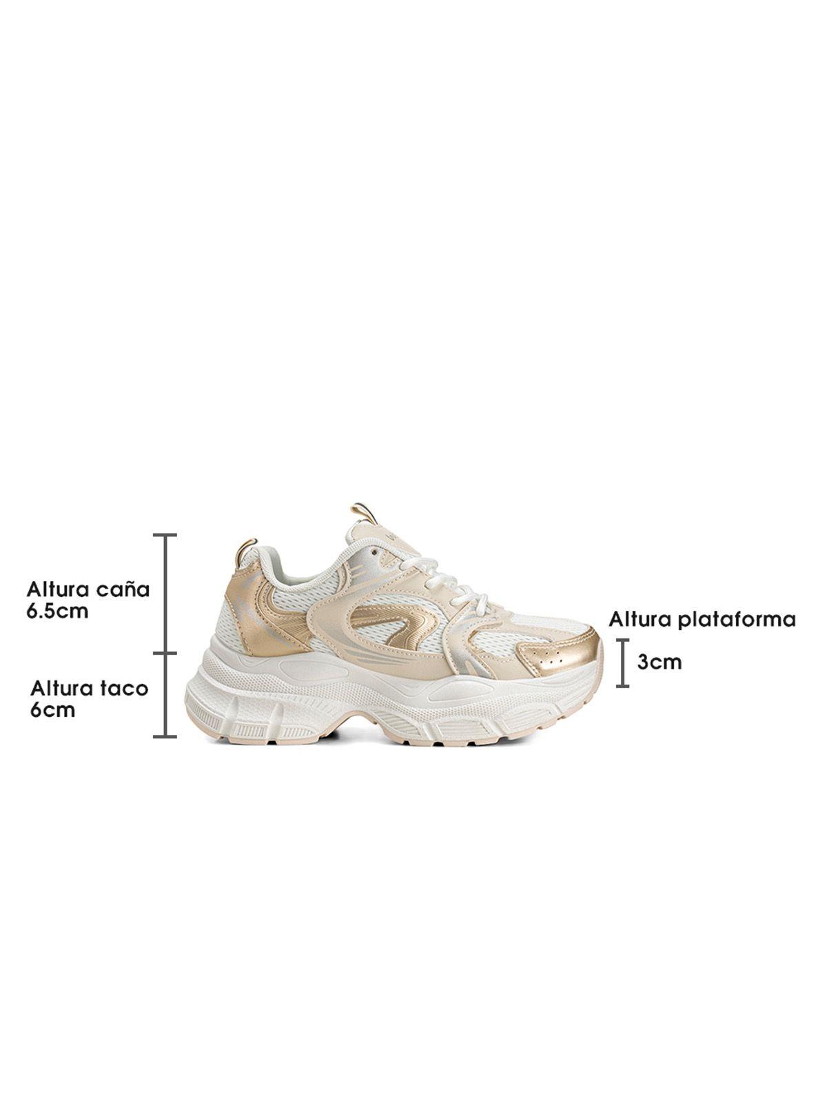 Zapatillas Beige Casual Mujer Weide SL01-5