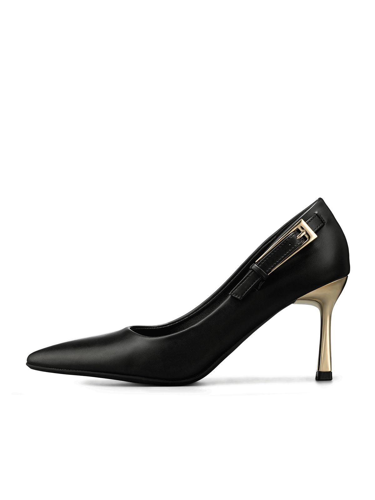 Zapato Taco Alto Formal Simil Charol Mujer Weide GHE38-4