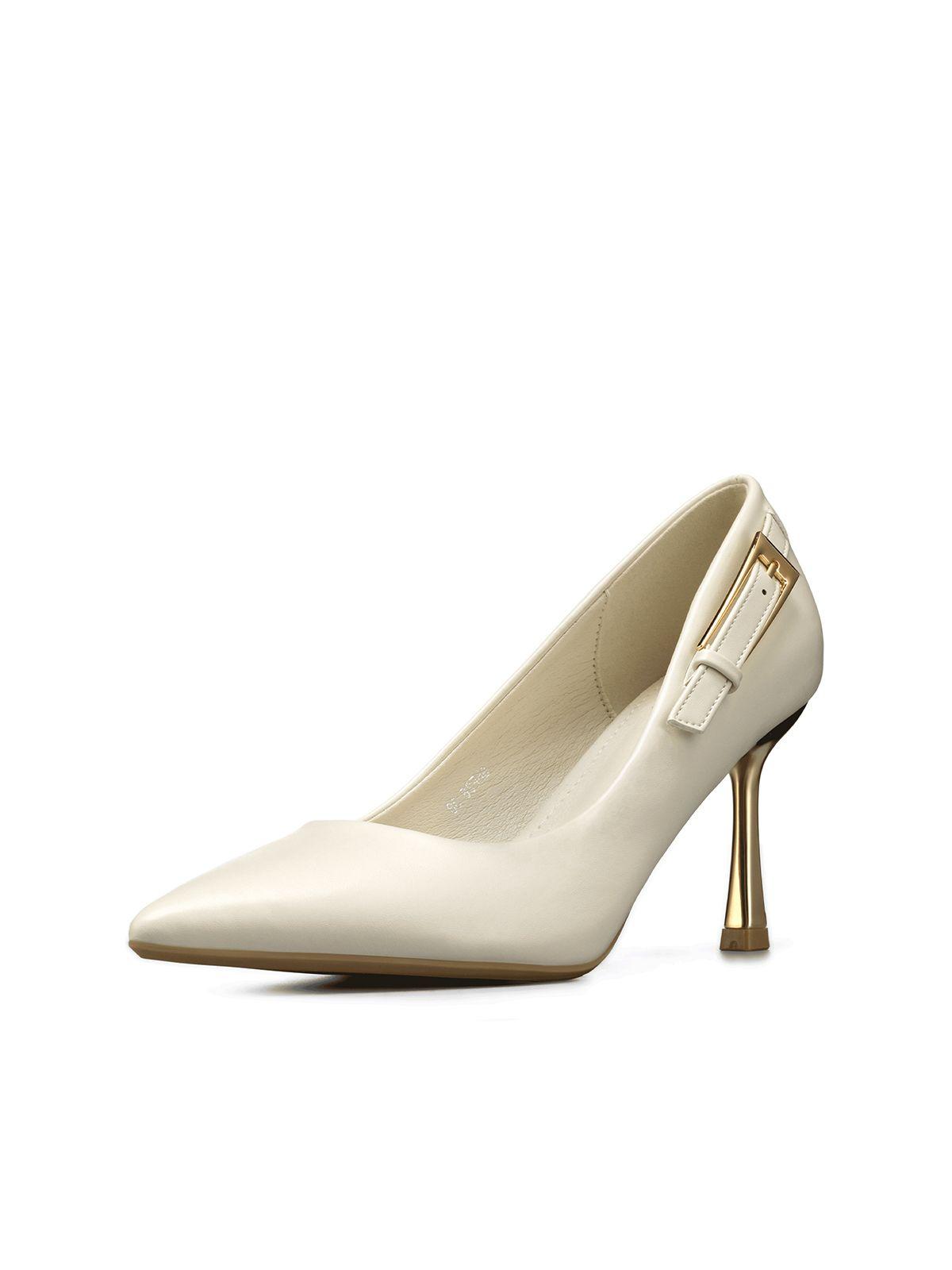 Zapato Taco Alto Formal Simil Charol Mujer Weide GHE38-0