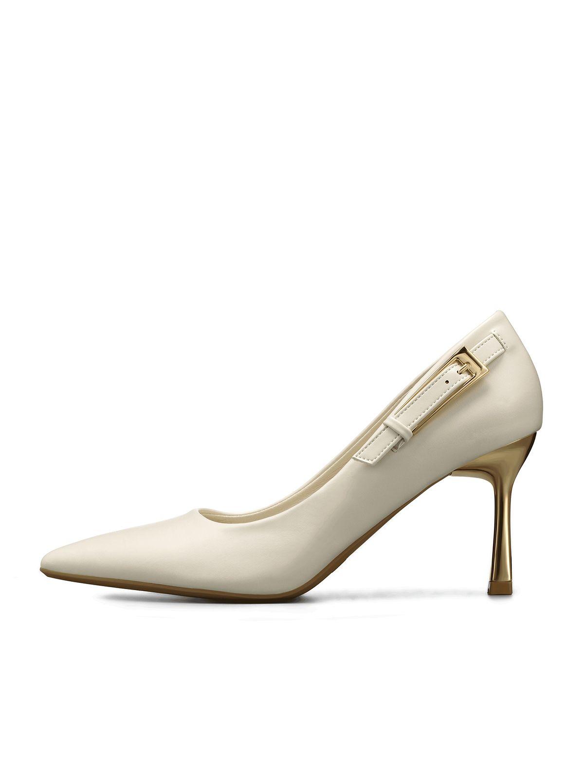 Zapato Taco Alto Formal Simil Charol Mujer Weide GHE38-3