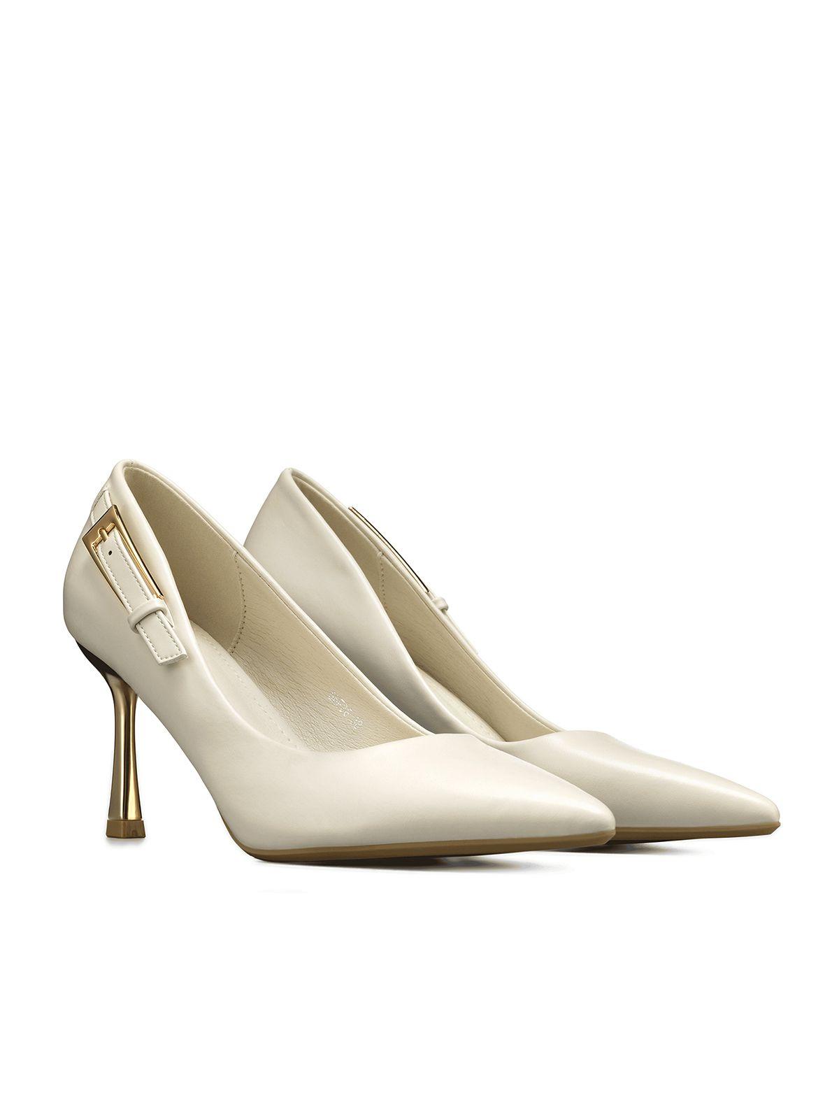 Zapato Taco Alto Formal Simil Charol Mujer Weide GHE38-5